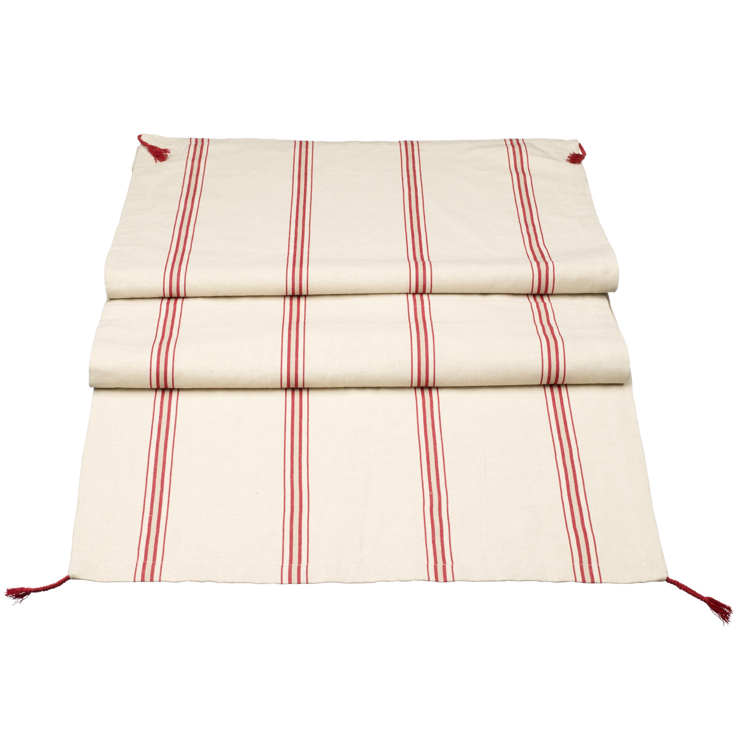 Linum Desiree Runner, Red / Beige