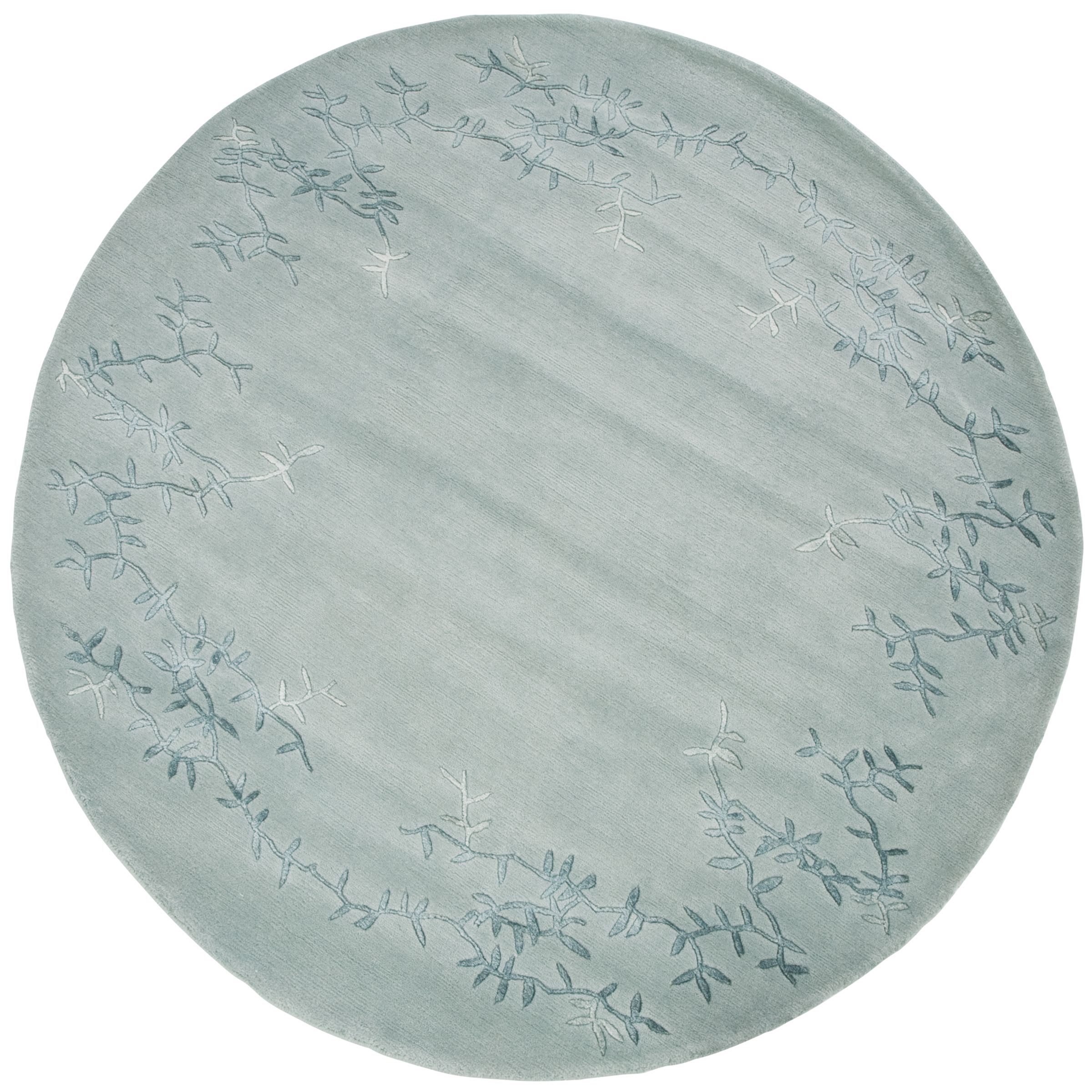Trellis Trail Rug, Duck Egg, Dia. 180cm at John Lewis
