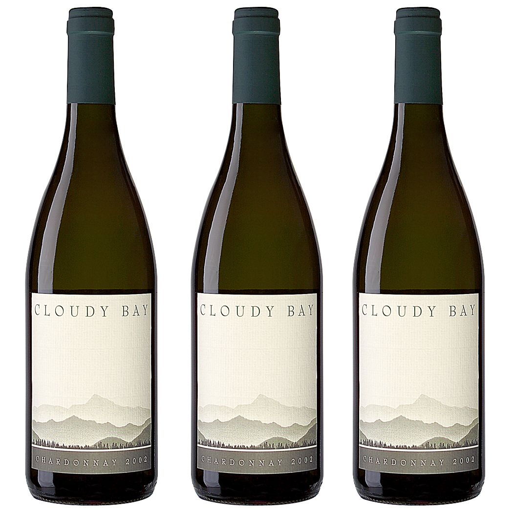 Cloudy Bay Chardonnay 2007 Marlborough New Zealand Pack of 3