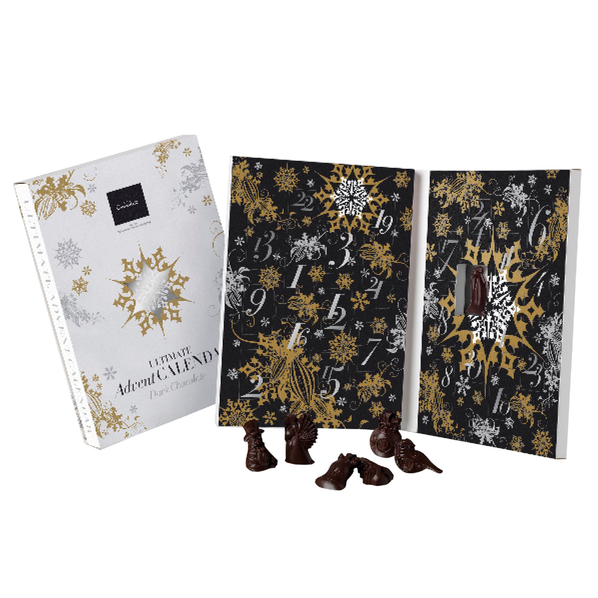 Hotel Chocolat Dark Chocolate Christmas Advent Calendar, 275g