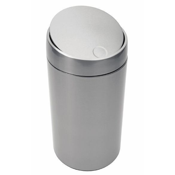 Brabantia Slide Bin De Luxe, Matt Stainless Steel, 45L at JohnLewis