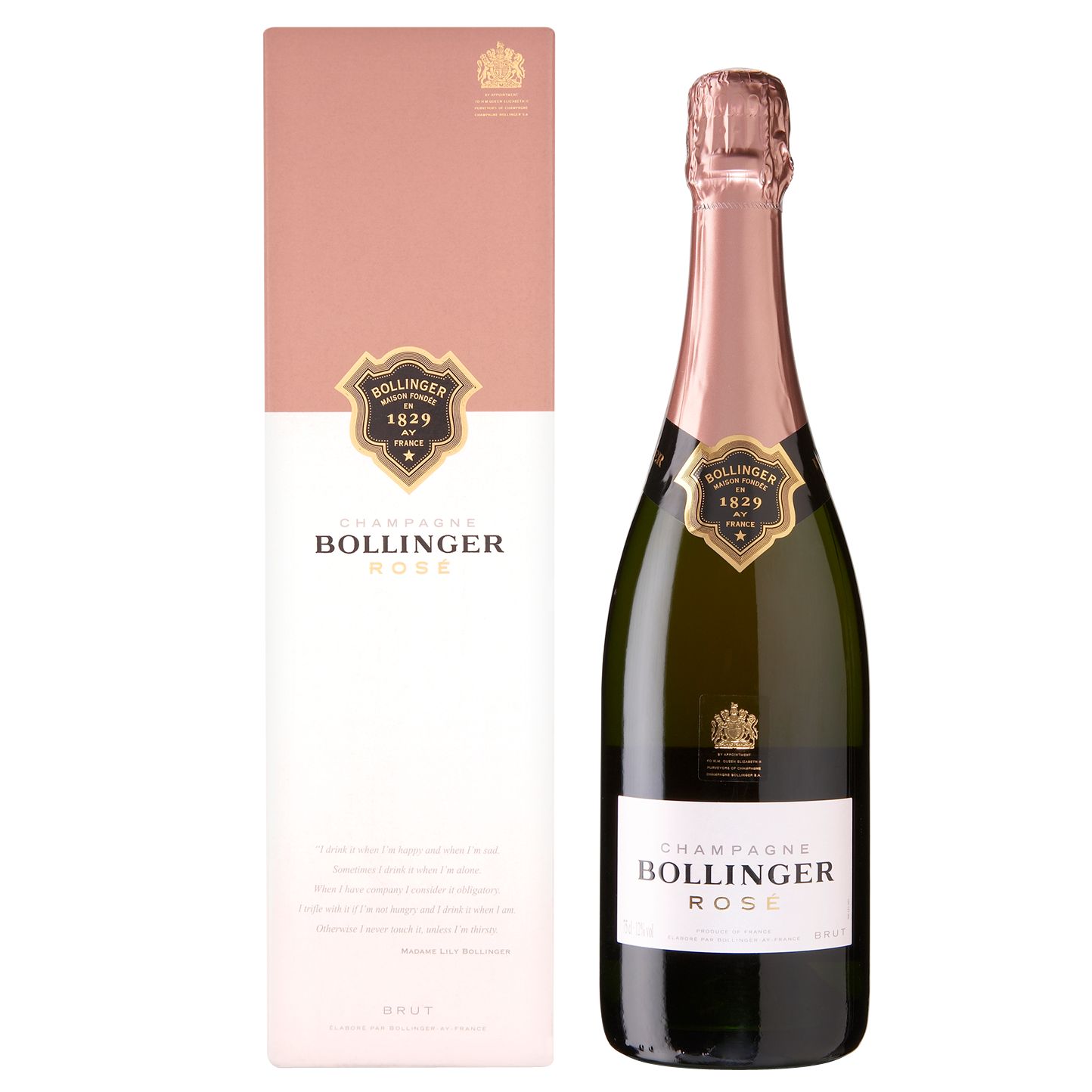Rosé Champagne Single Bottle Gift