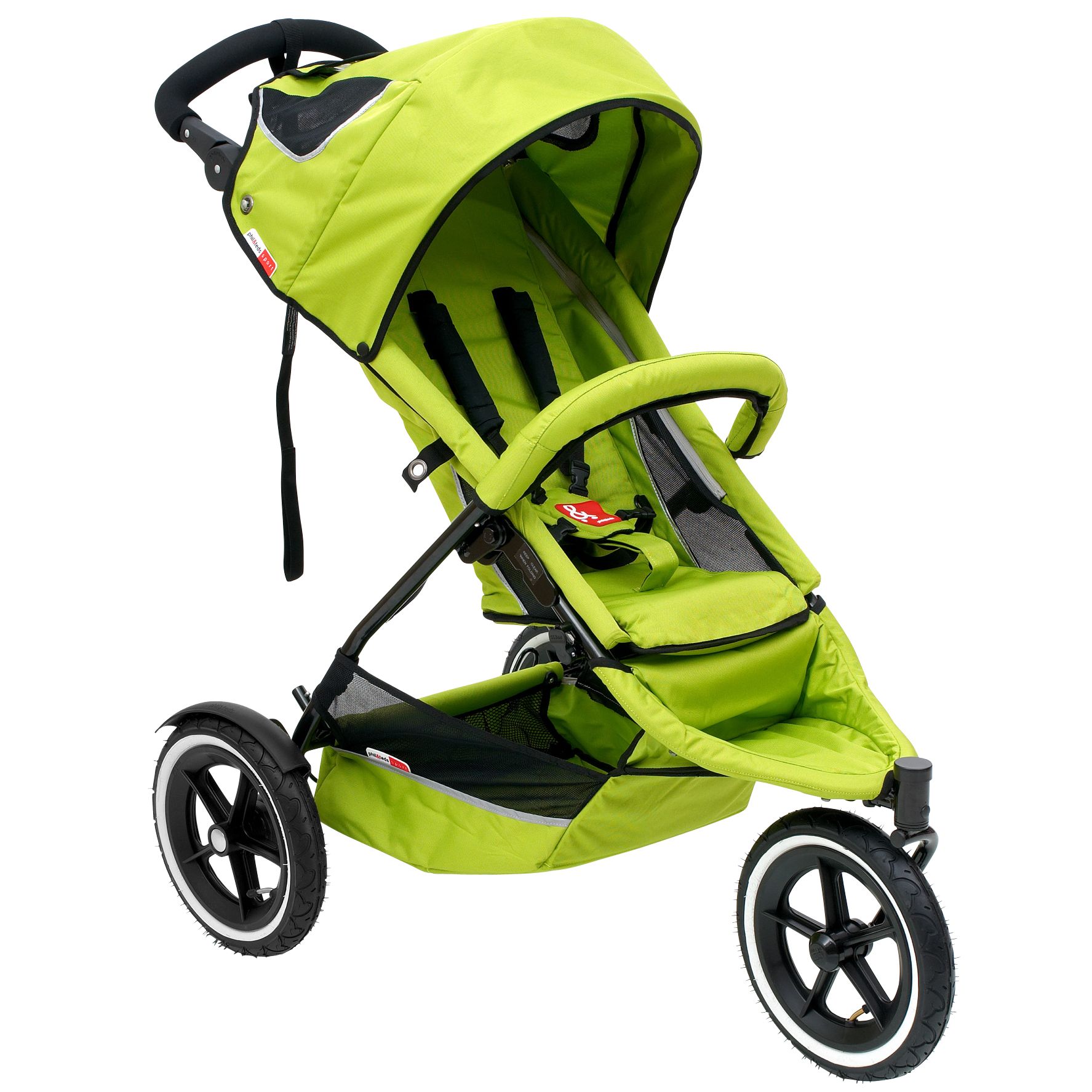 Phil & Teds Sport 3 Wheel Inline Pushchair, Apple