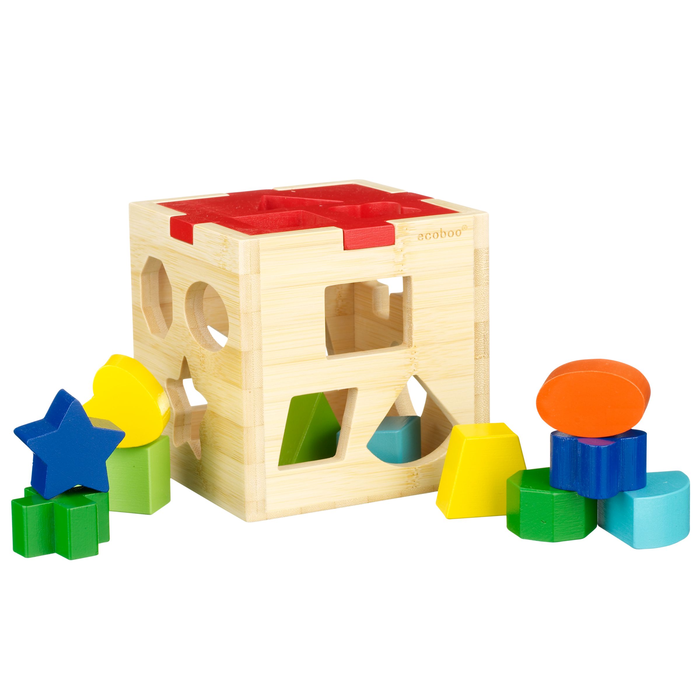 Ecoboo Bamboo Shape Sorter