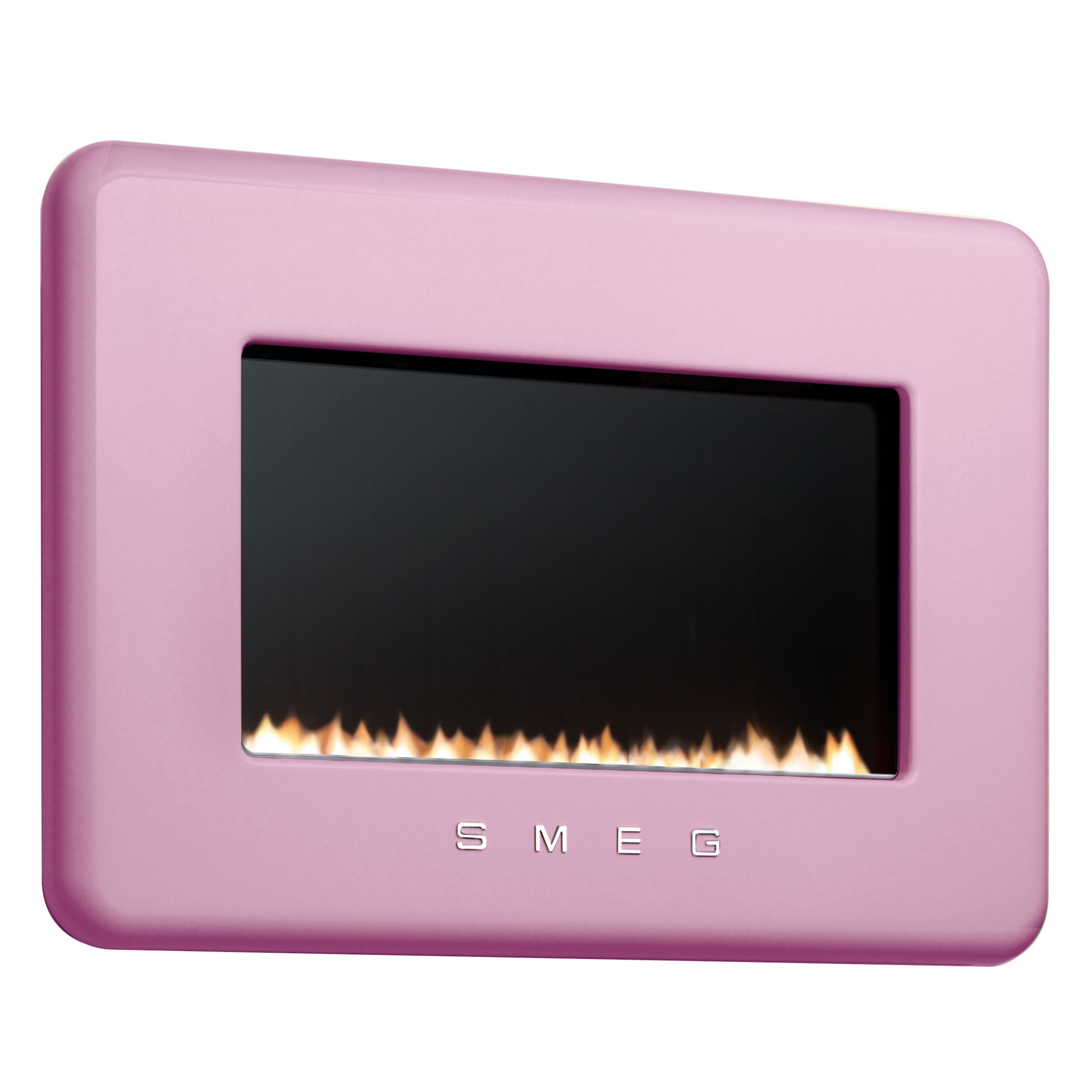 Smeg L30FABPI Flueless Gas Fire, Pink at JohnLewis