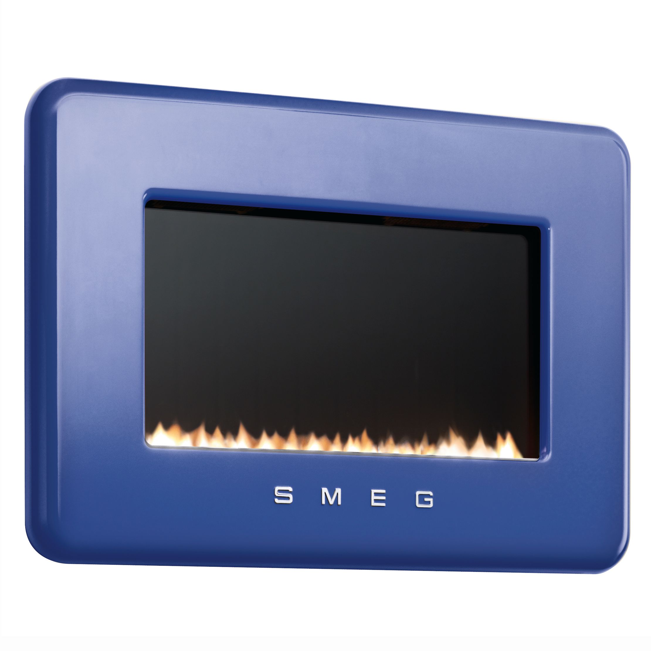 Smeg L30FABD Flueless Gas Fire, Dark Blue at JohnLewis