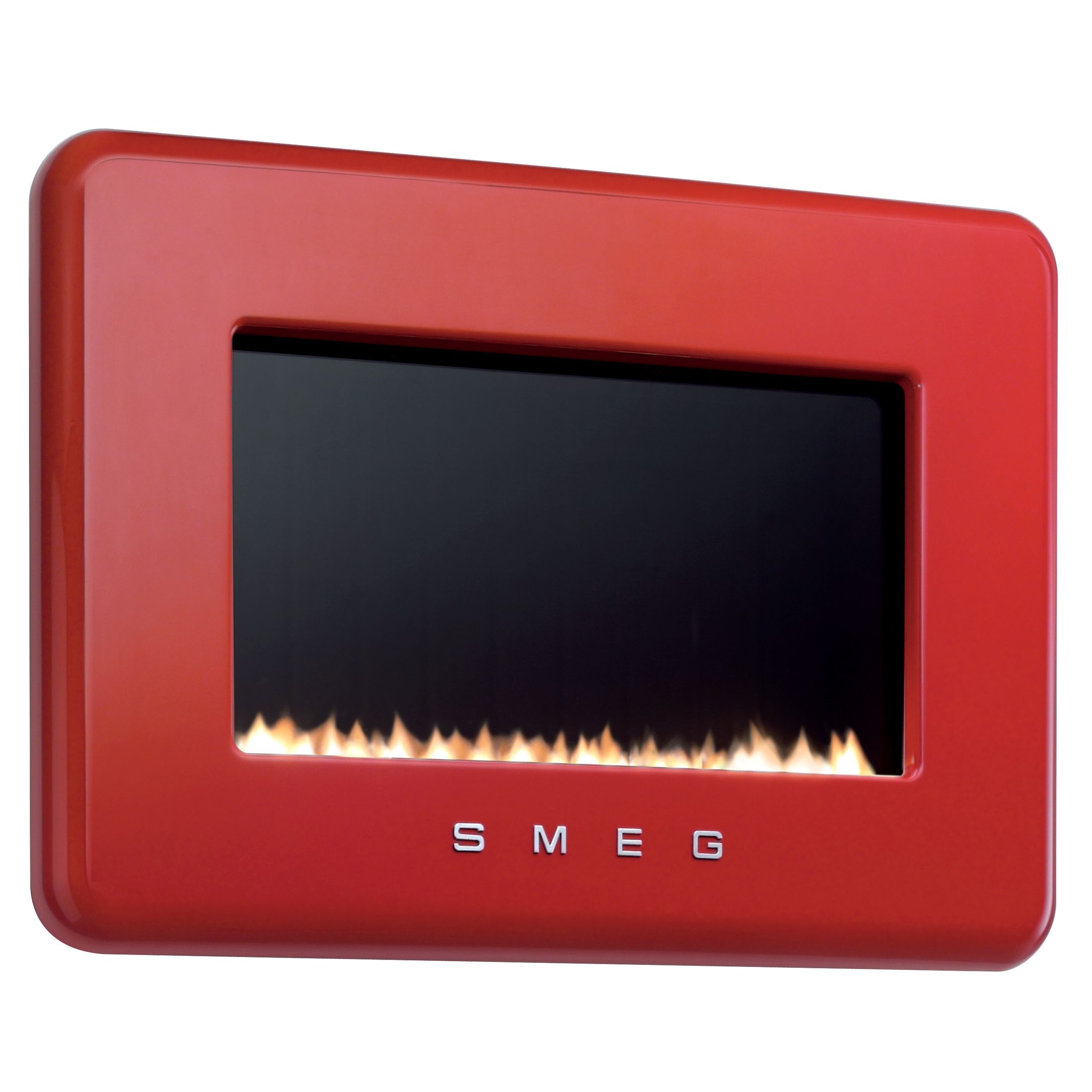 Smeg L30FABREP Flueless Gas Fire, LPG, Red at JohnLewis