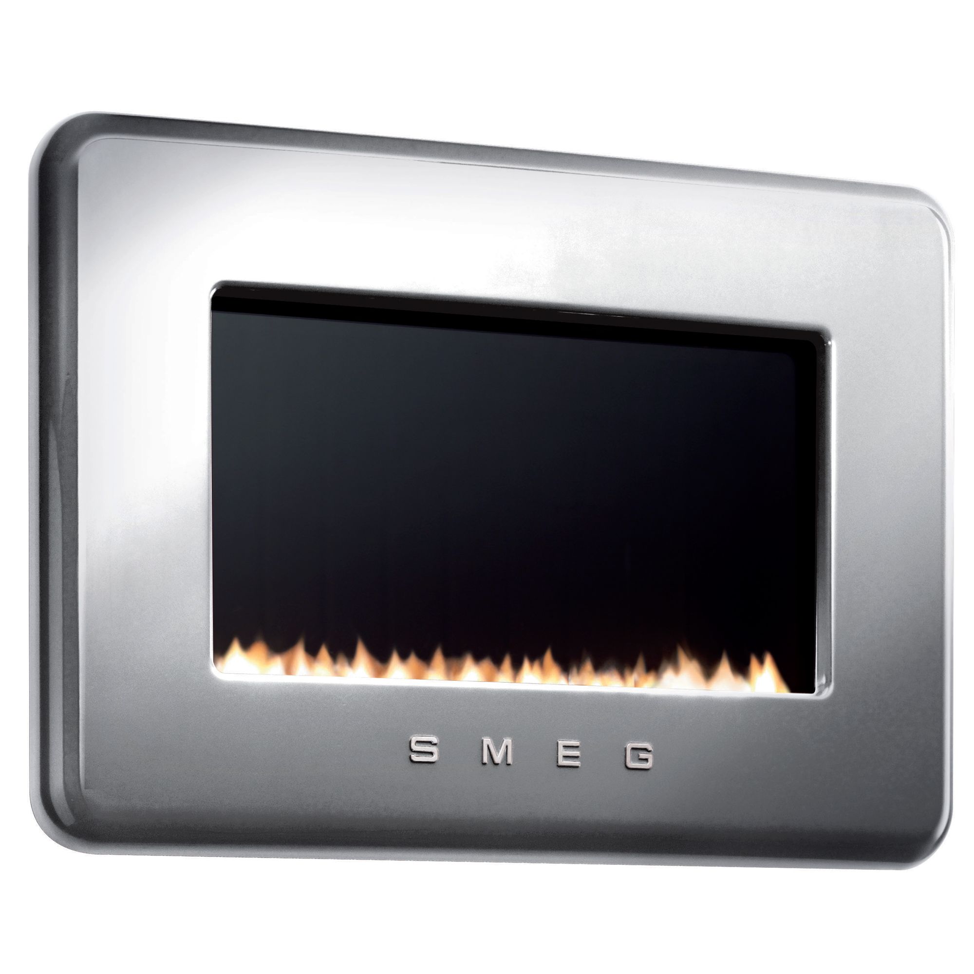 Smeg L30FABSIP Flueless Gas Fire, LPG, Silver at JohnLewis