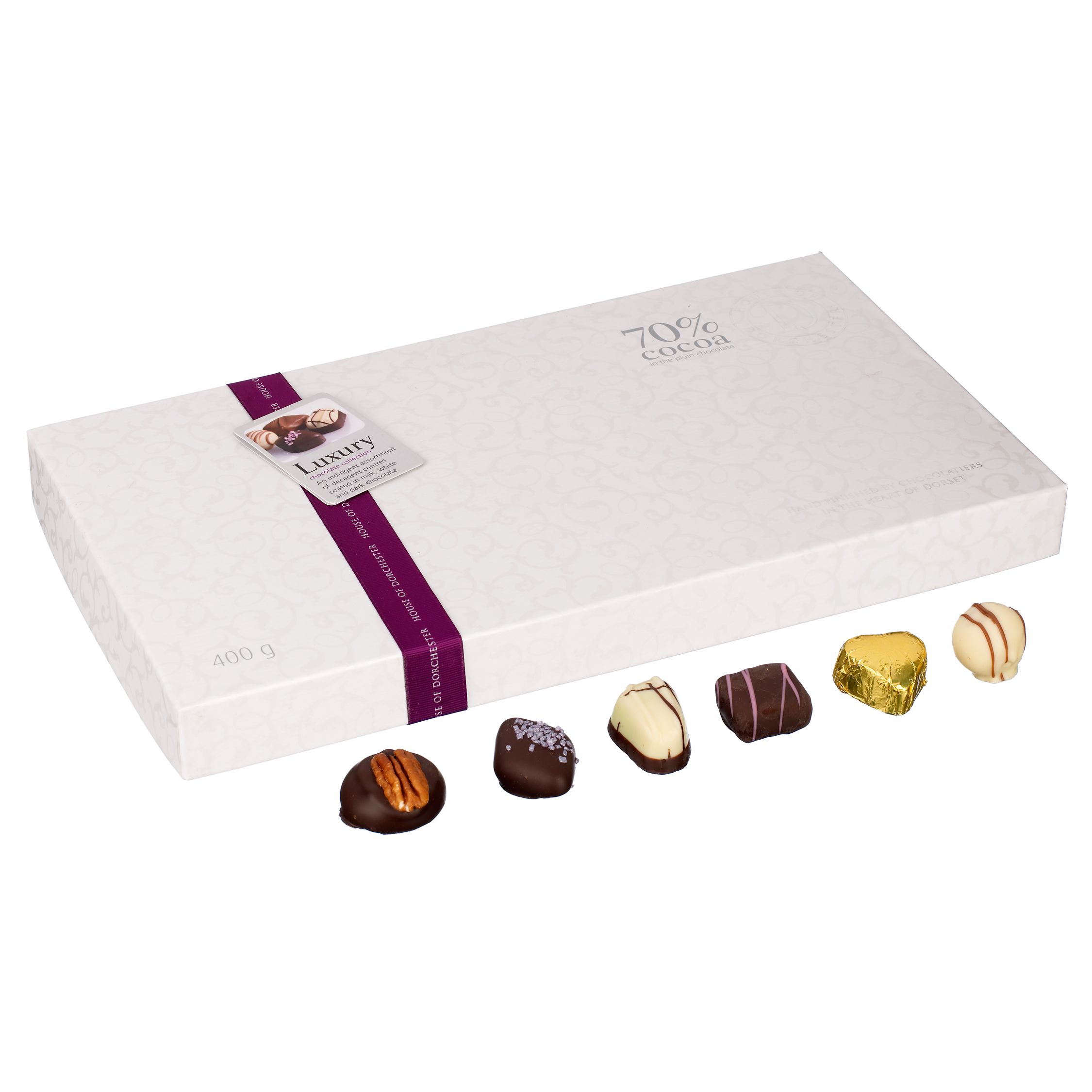 House of Dorchester Luxury Milk Chocolate Assortment Box 400g