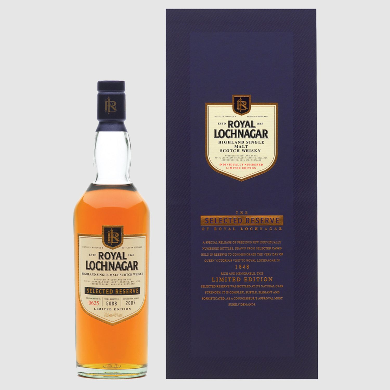 Royal Lochnagar Select Reserve Highland Malt Whisky Single Bottle Gift
