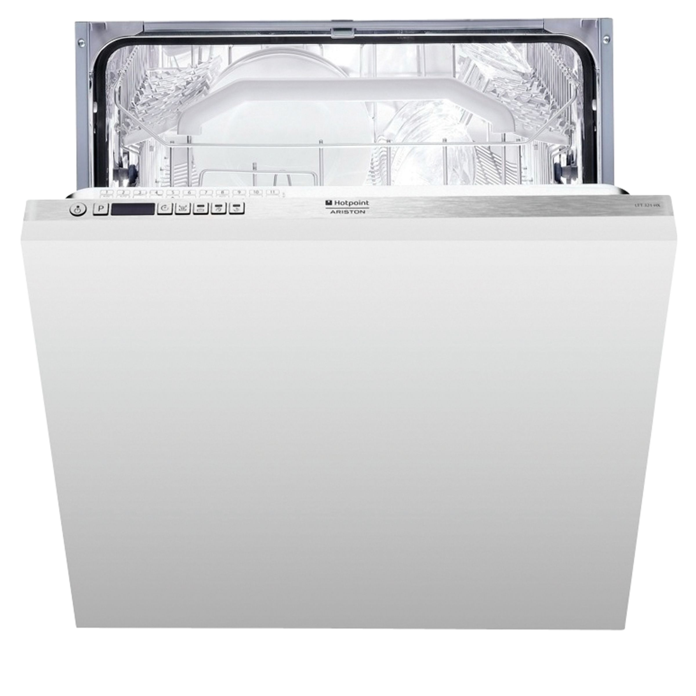 Hotpoint LFT321HX Integrated Dishwasher, White at John Lewis