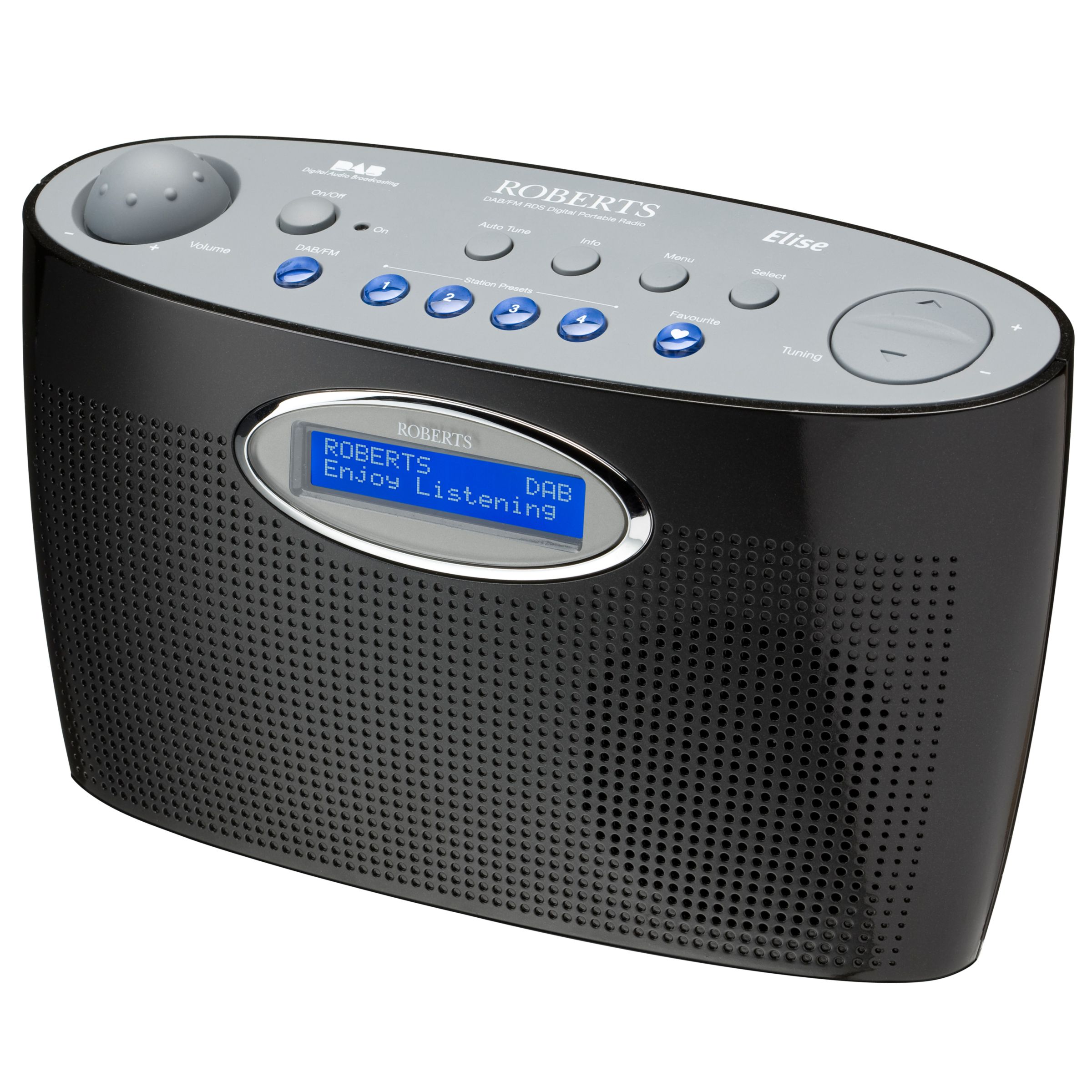 ROBERTS Elise DAB Digital Radio, Black
