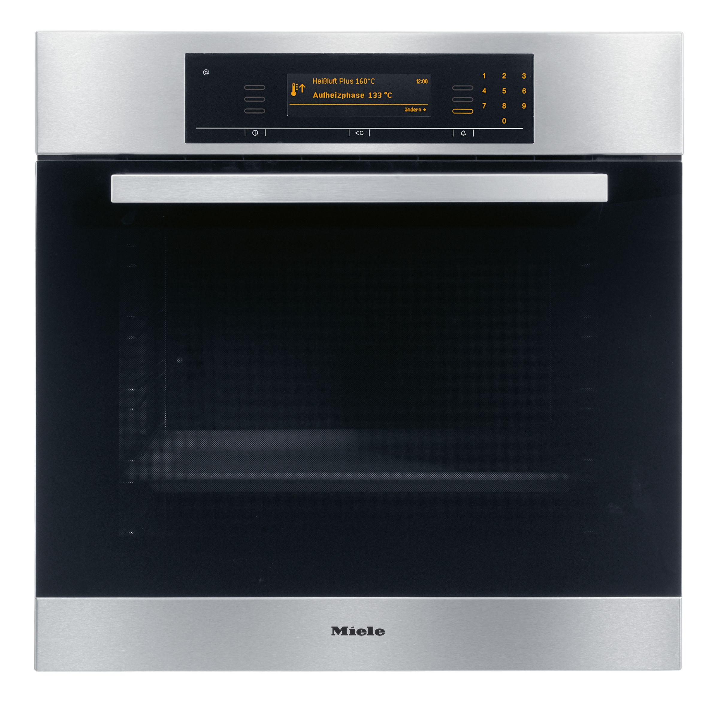 Miele H5681B Single Electric Oven, Stainless Steel
