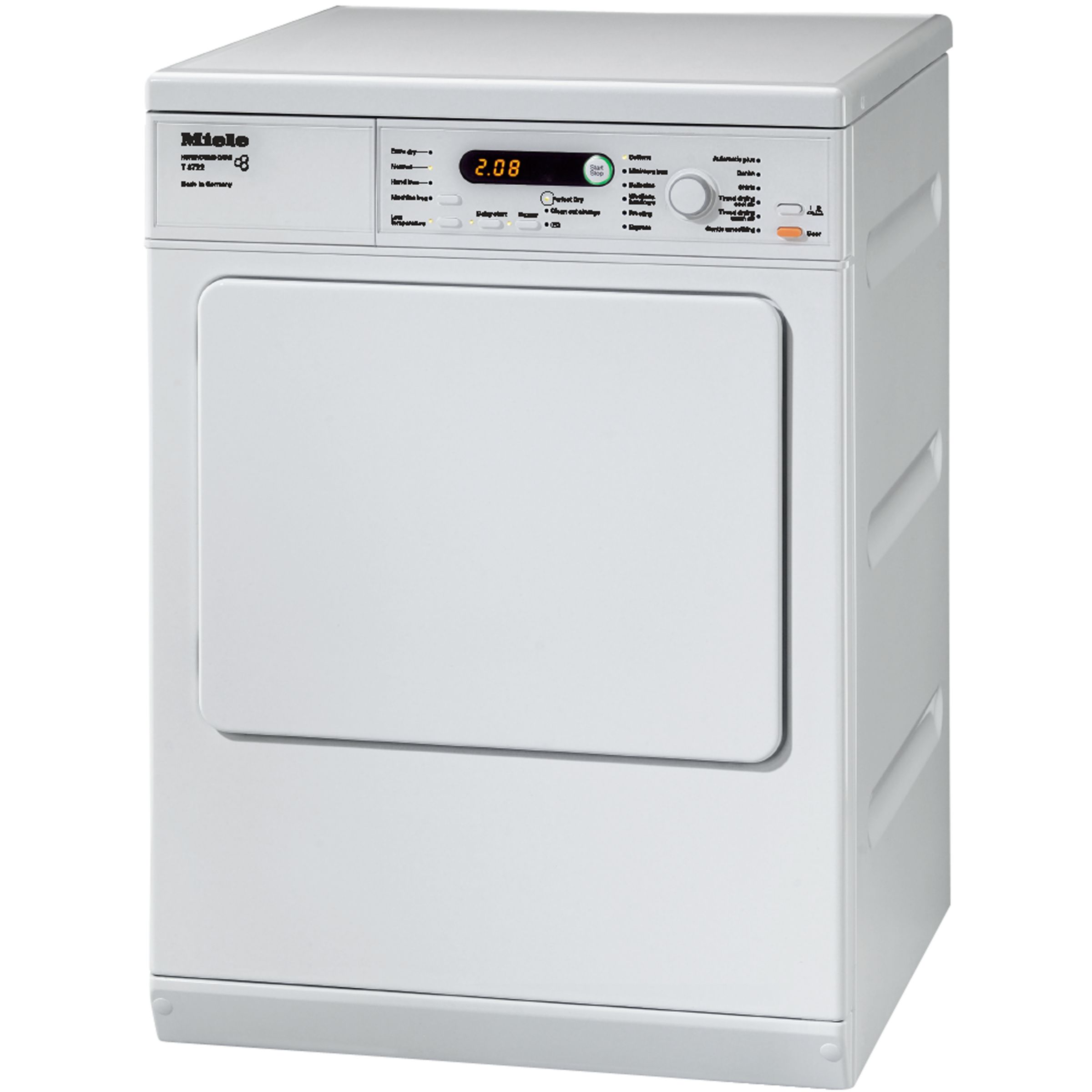 Miele T8722 Vented Tumble Dryer, White at John Lewis