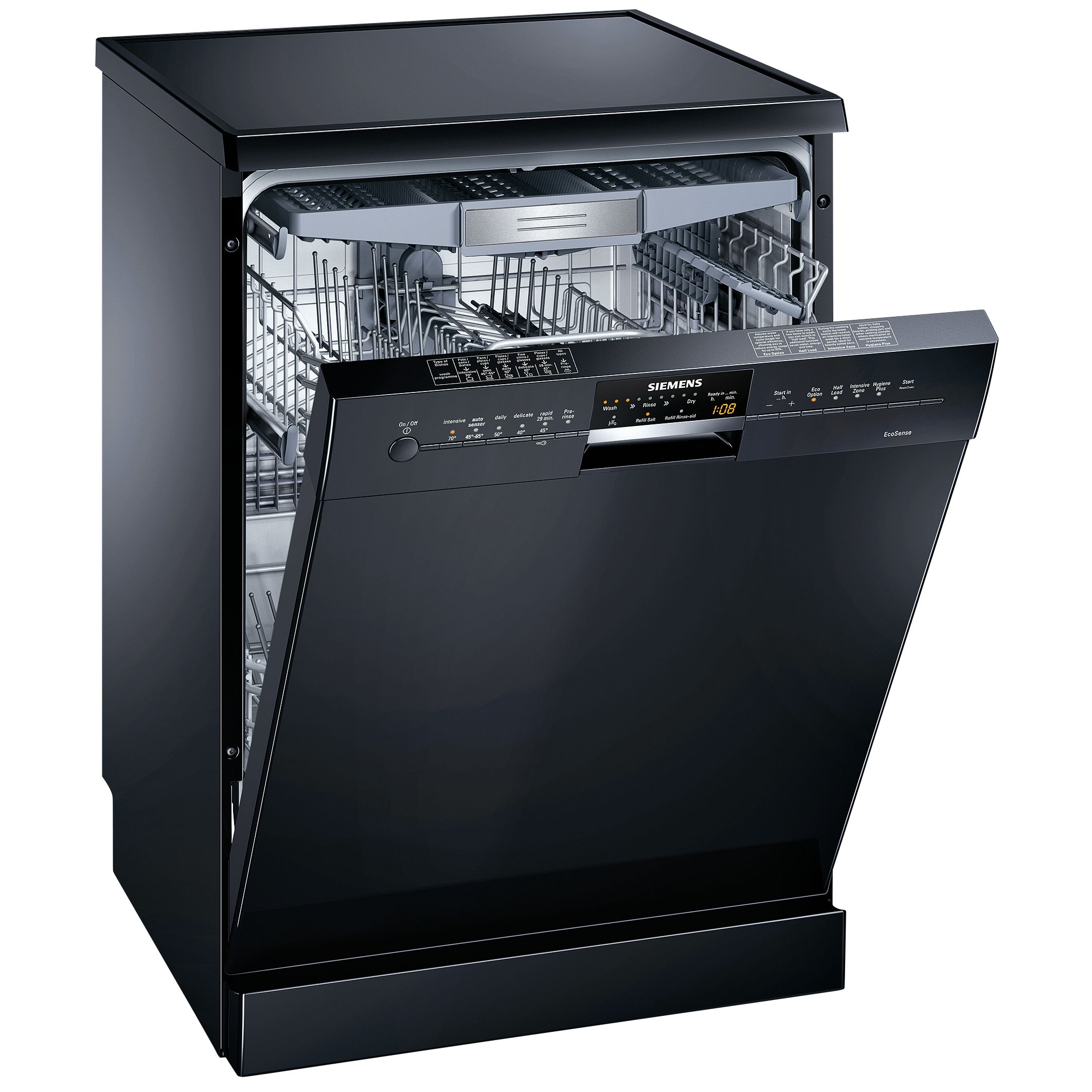 Siemens SN26M690GB Dishwasher, Black