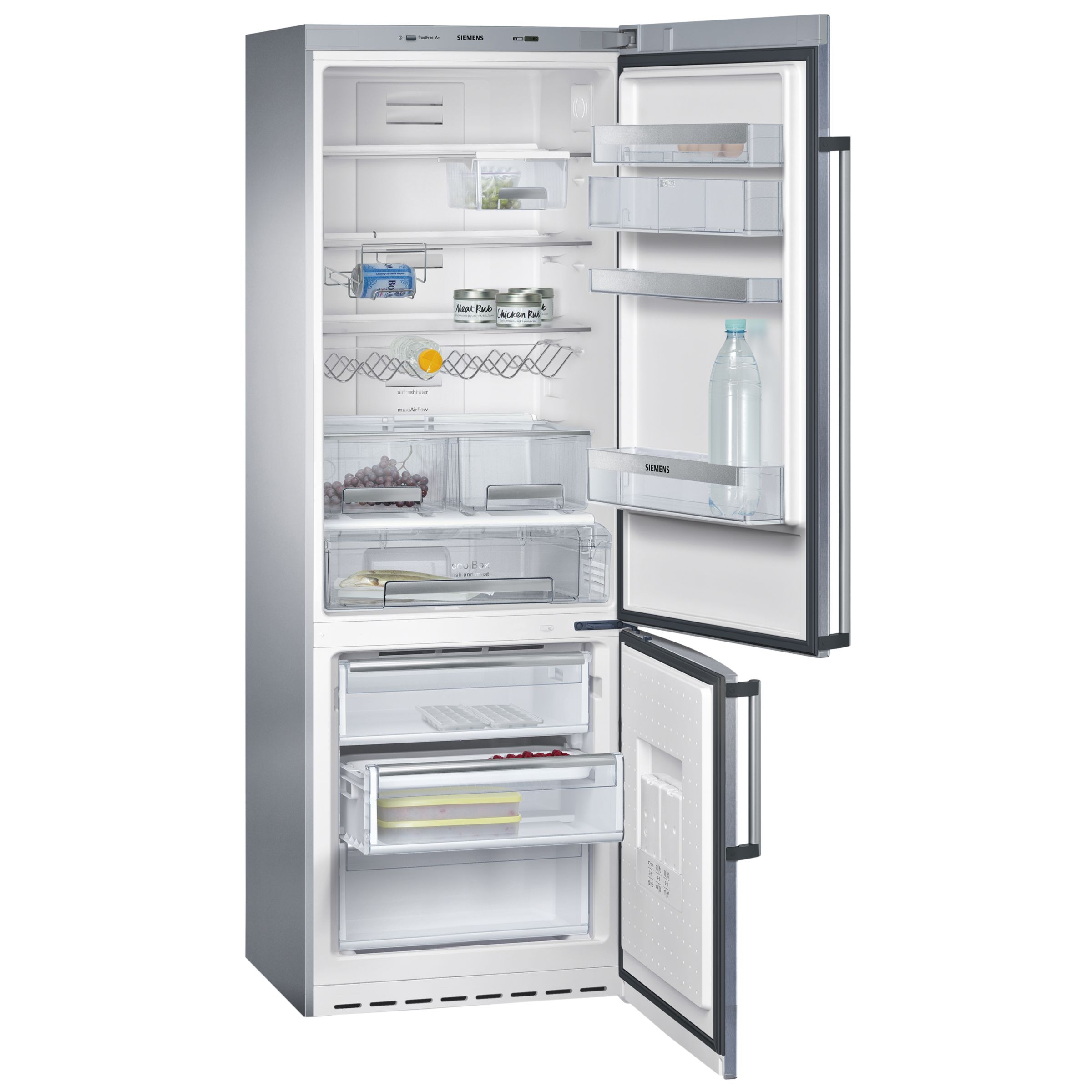 Siemens KG49NP93GB Fridge Freezer, Stainless Steel