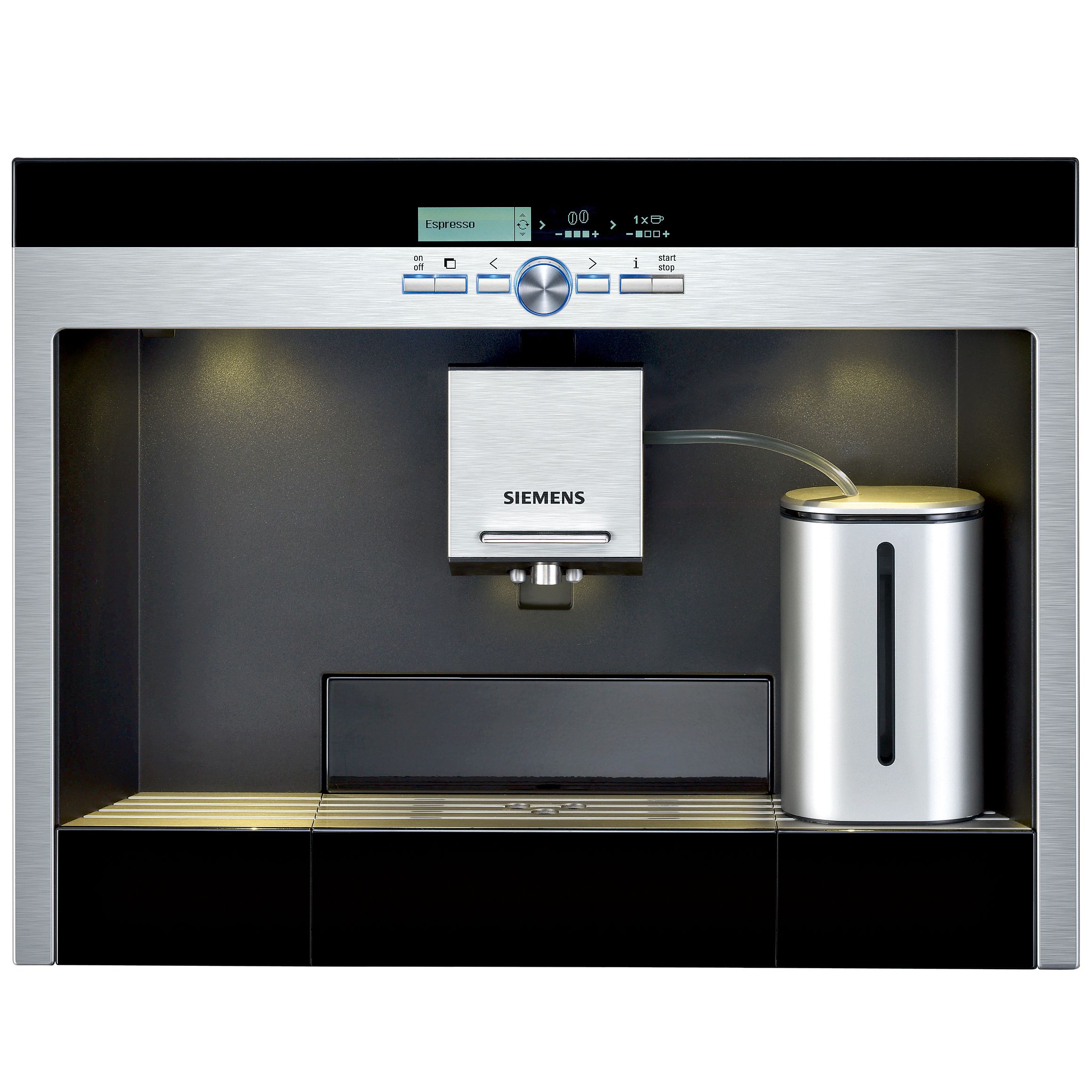 Siemens TK76K572GB Integrated Coffee Machine at JohnLewis