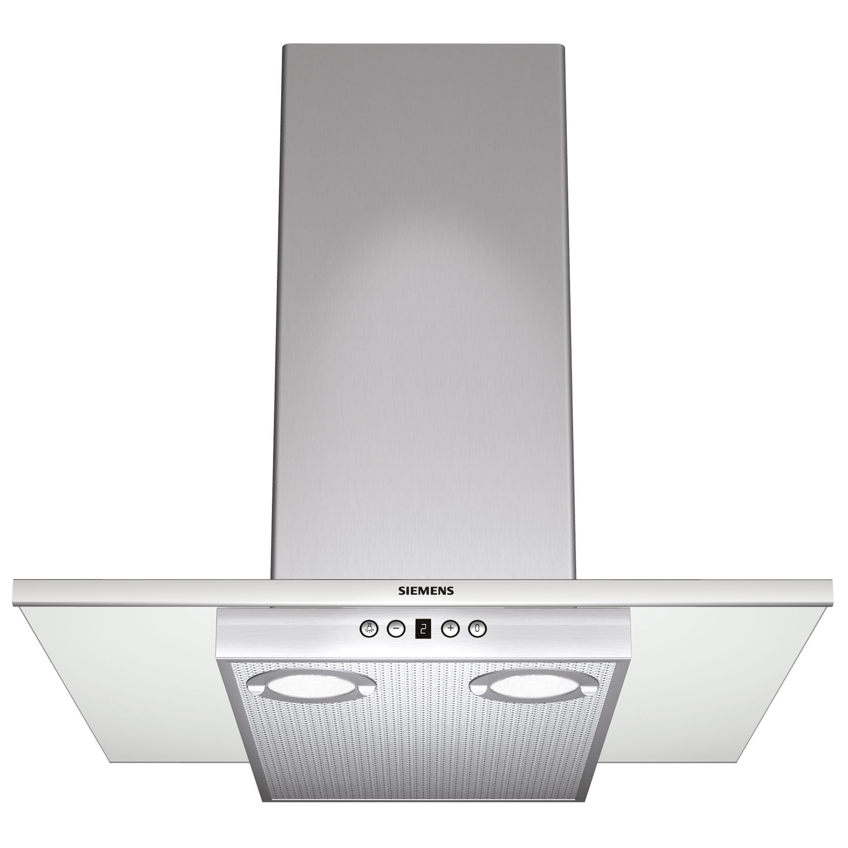 Siemens LC657GB40B Chimney Hood, Stainless Steel at John Lewis