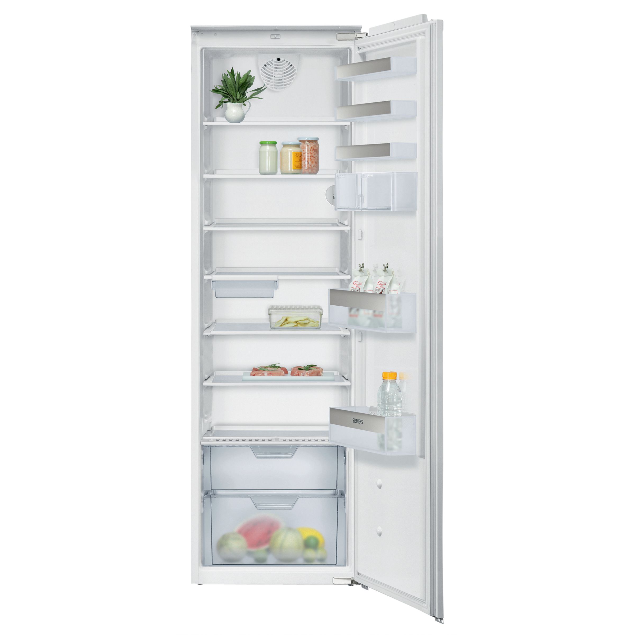 Siemens KI38RA50GB Tall Integrated Fridge, White at John Lewis