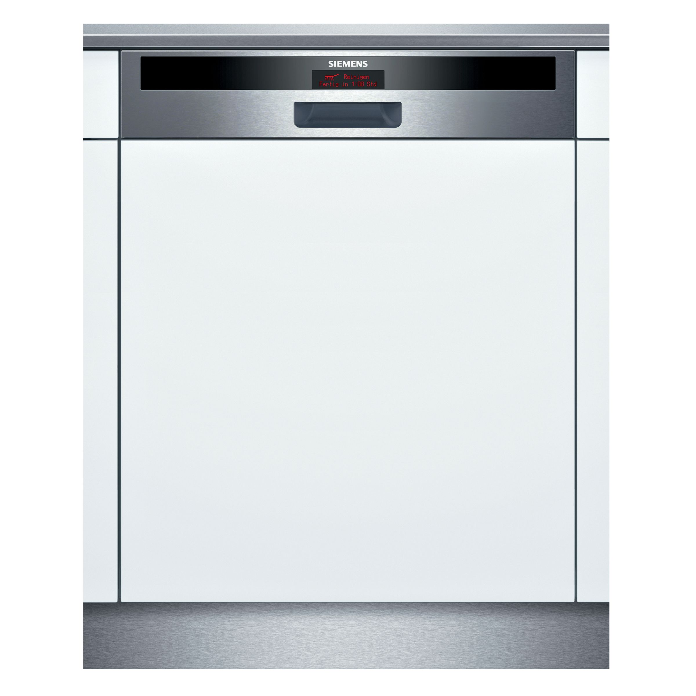 Siemens SN56T591GB Semi-Integrated Dishwasher, Stainless Steel at John Lewis