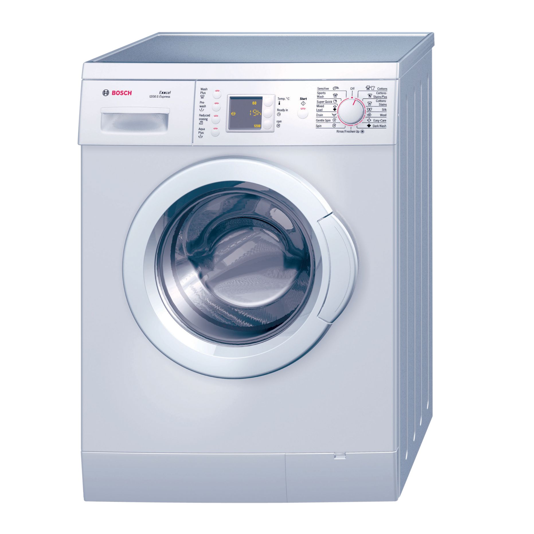 Bosch Exxcel WAE2446SUK Washing Machine, Silver