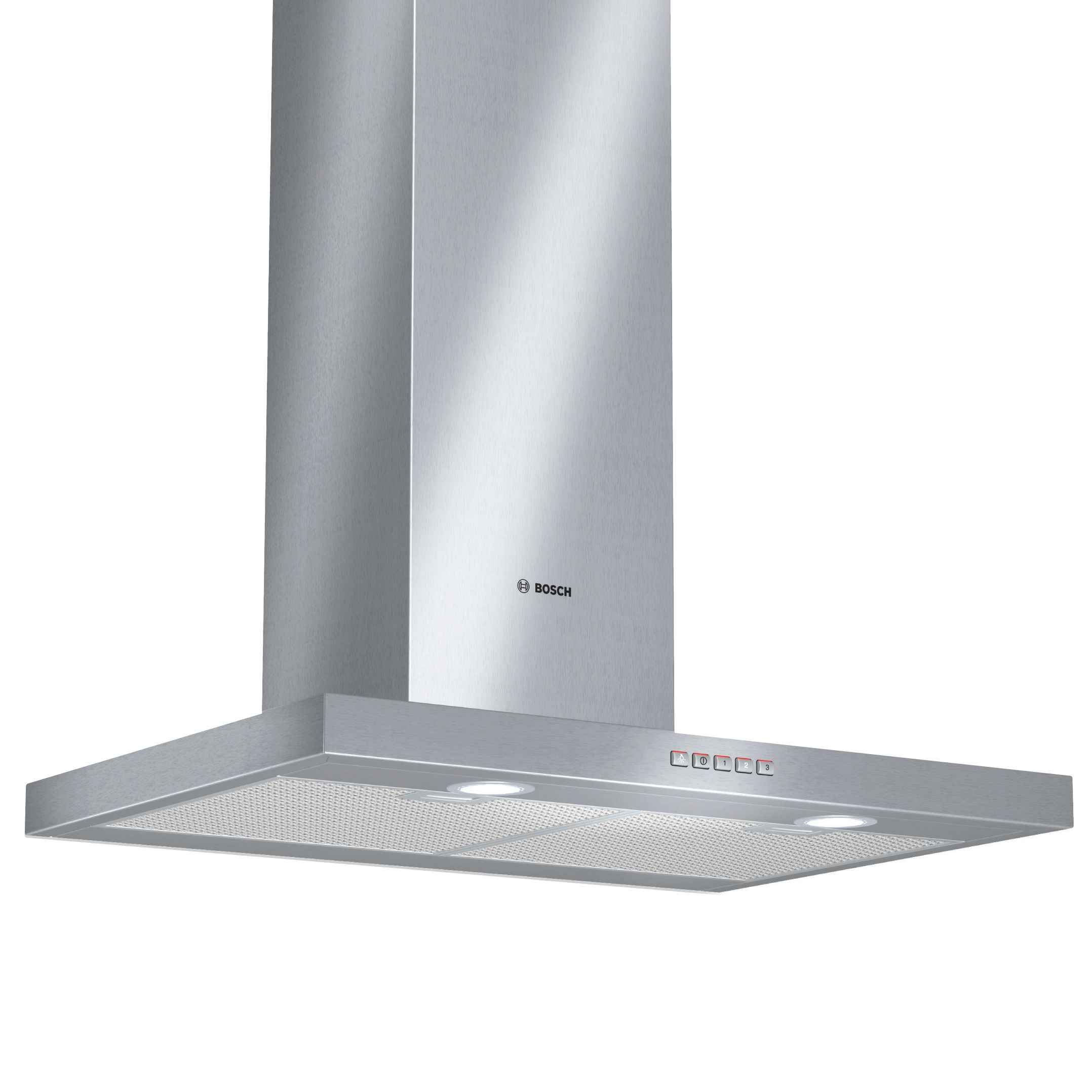 Bosch DWB073450B Chimney Hood, Stainless Steel at John Lewis