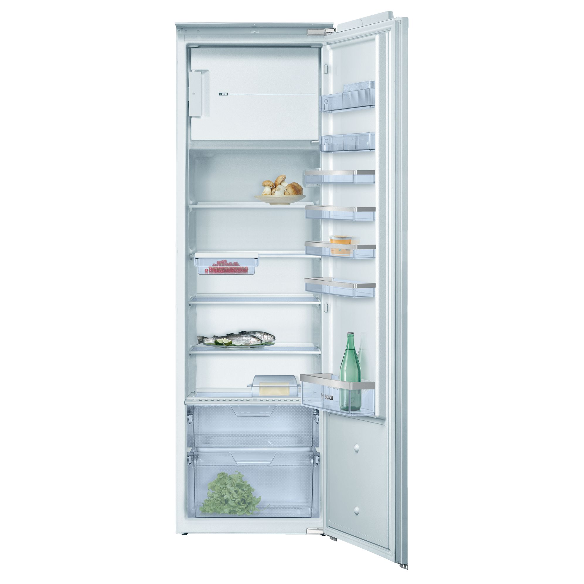 Bosch KIL38A50GB Tall Integrated Fridge, White at John Lewis