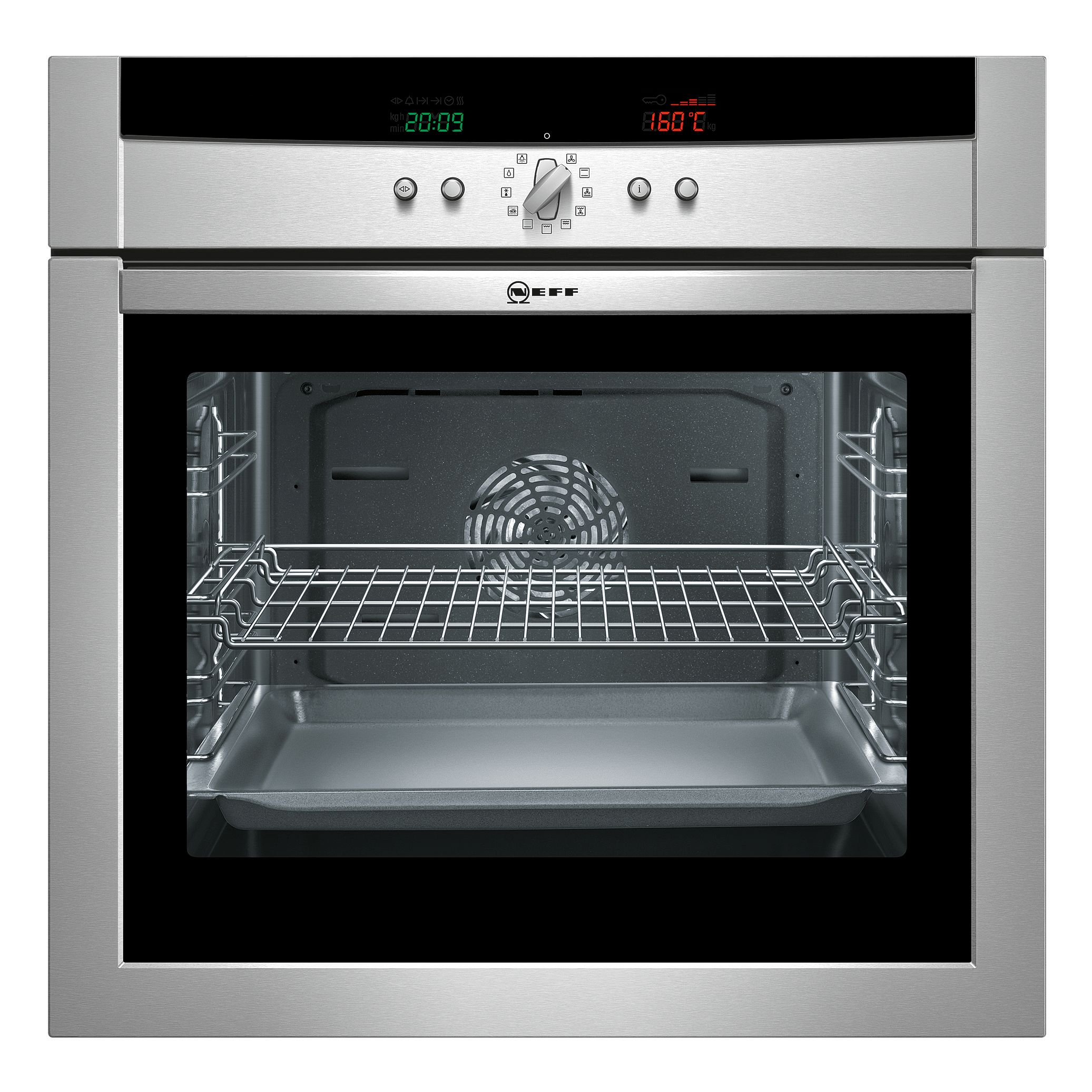 Neff B15E42N0GB Single Electric Oven, Stainless Steel at John Lewis