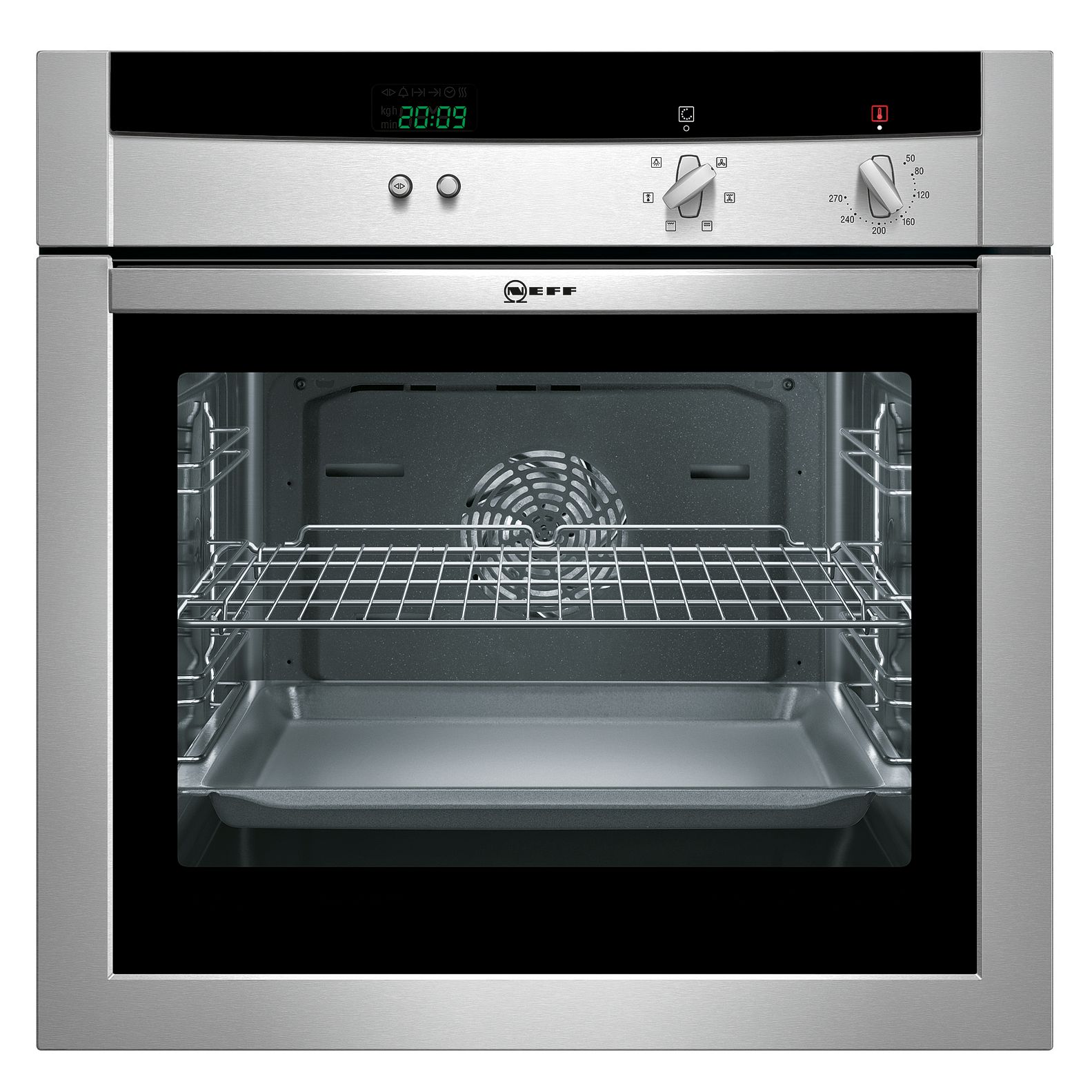 Neff B45M42N0GB Single Electric Oven, Stainless Steel at JohnLewis