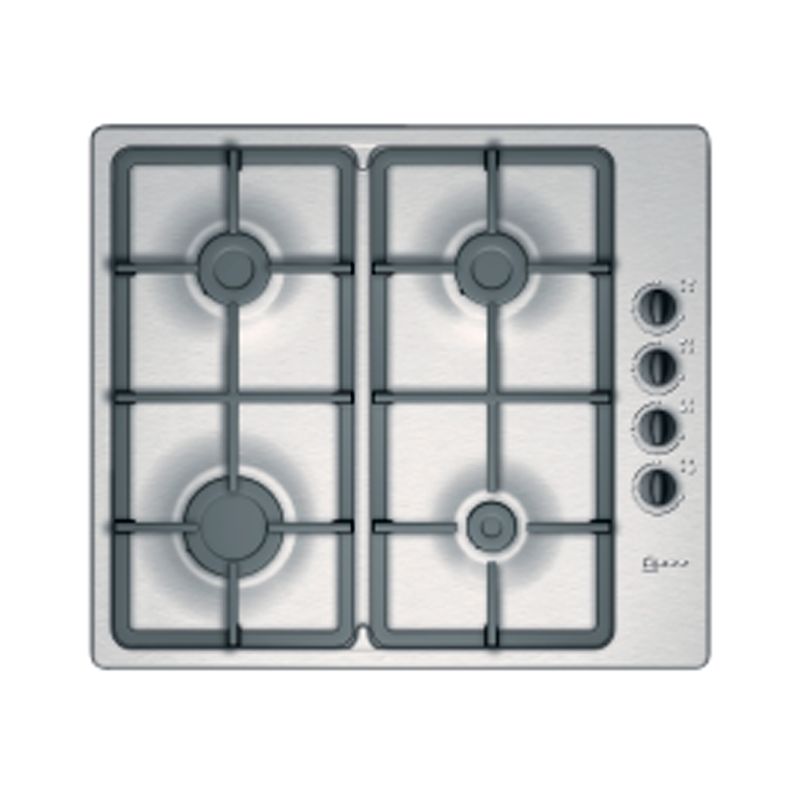 Neff T21S36N1 Gas Hob, Stainless Steel at John Lewis