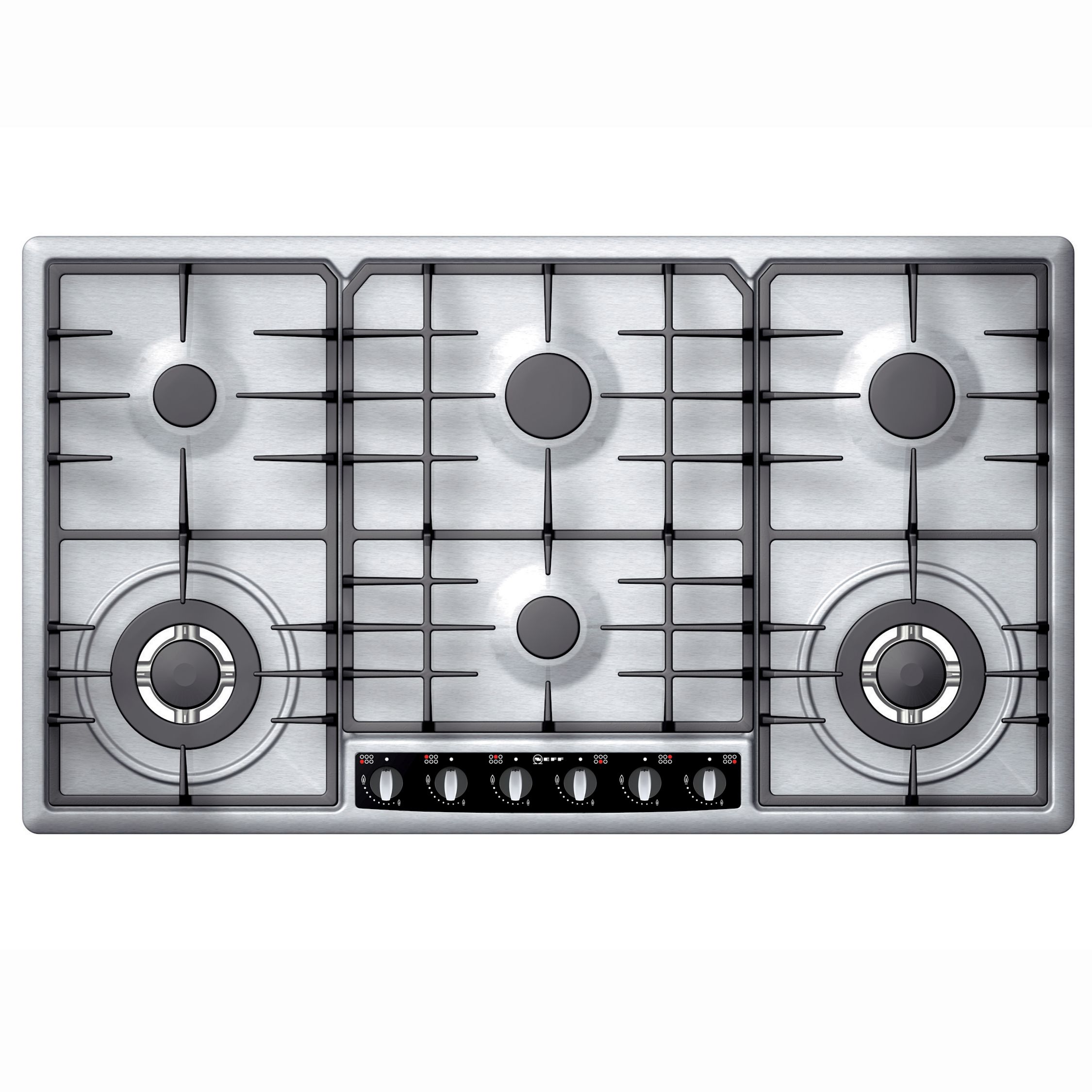 Neff T29R96N0GB Gas Hob, Stainless Steel Neff T29R96N0GB Gas Hob, Stainless Steel