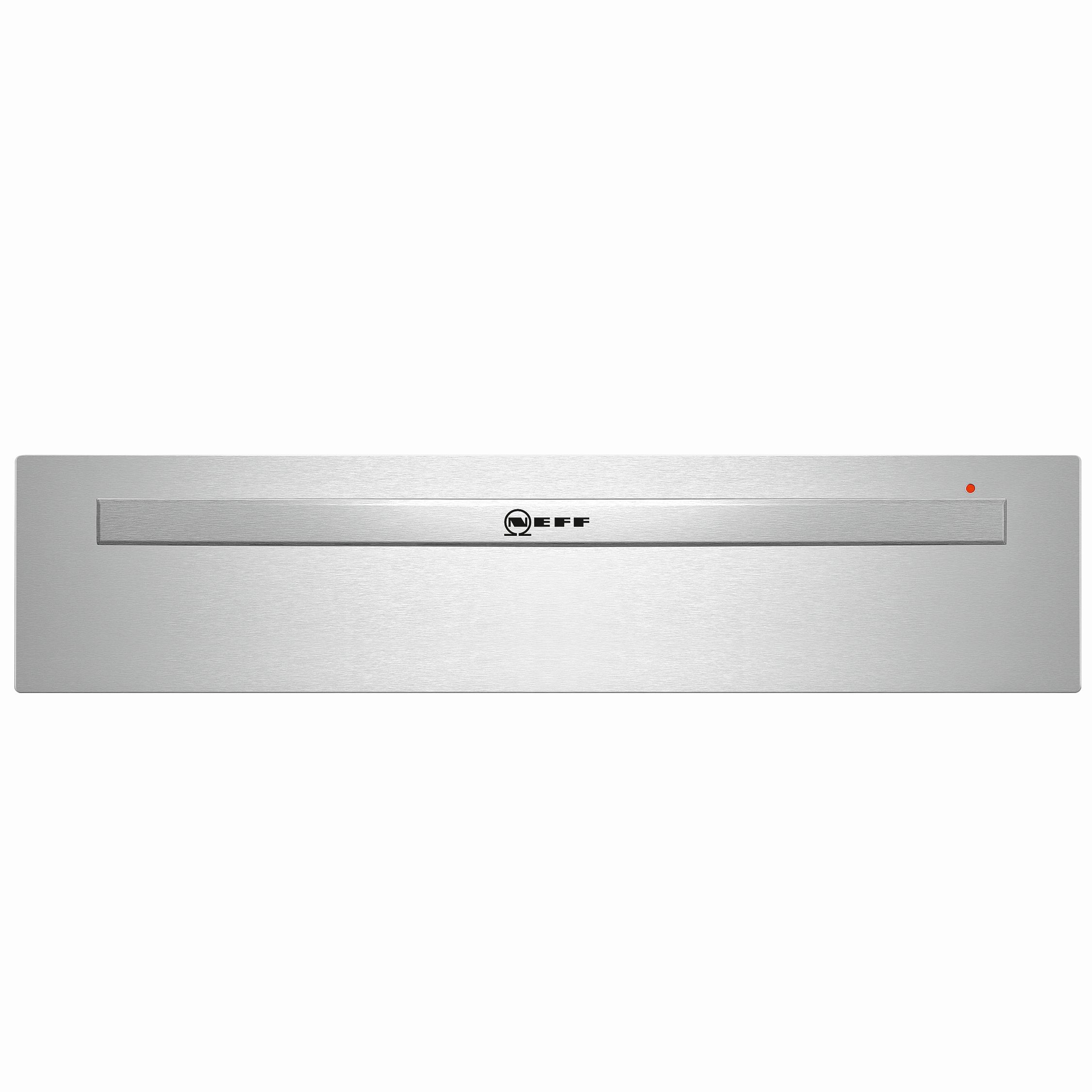 Neff N21H40N0GB Built-In Warming Drawer, Stainless Steel at JohnLewis