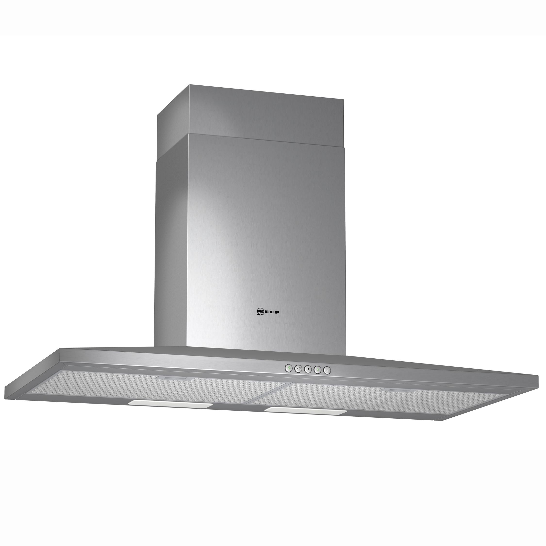 Neff D66S23N0GB Chimney Hood, Stainless Steel at John Lewis