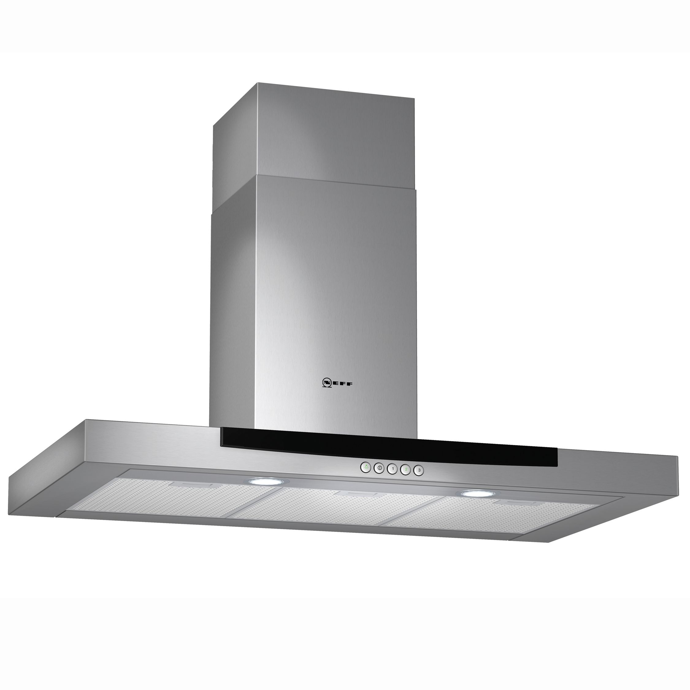 Neff D79M24N0GB Chimney Hood, Stainless Steel at John Lewis