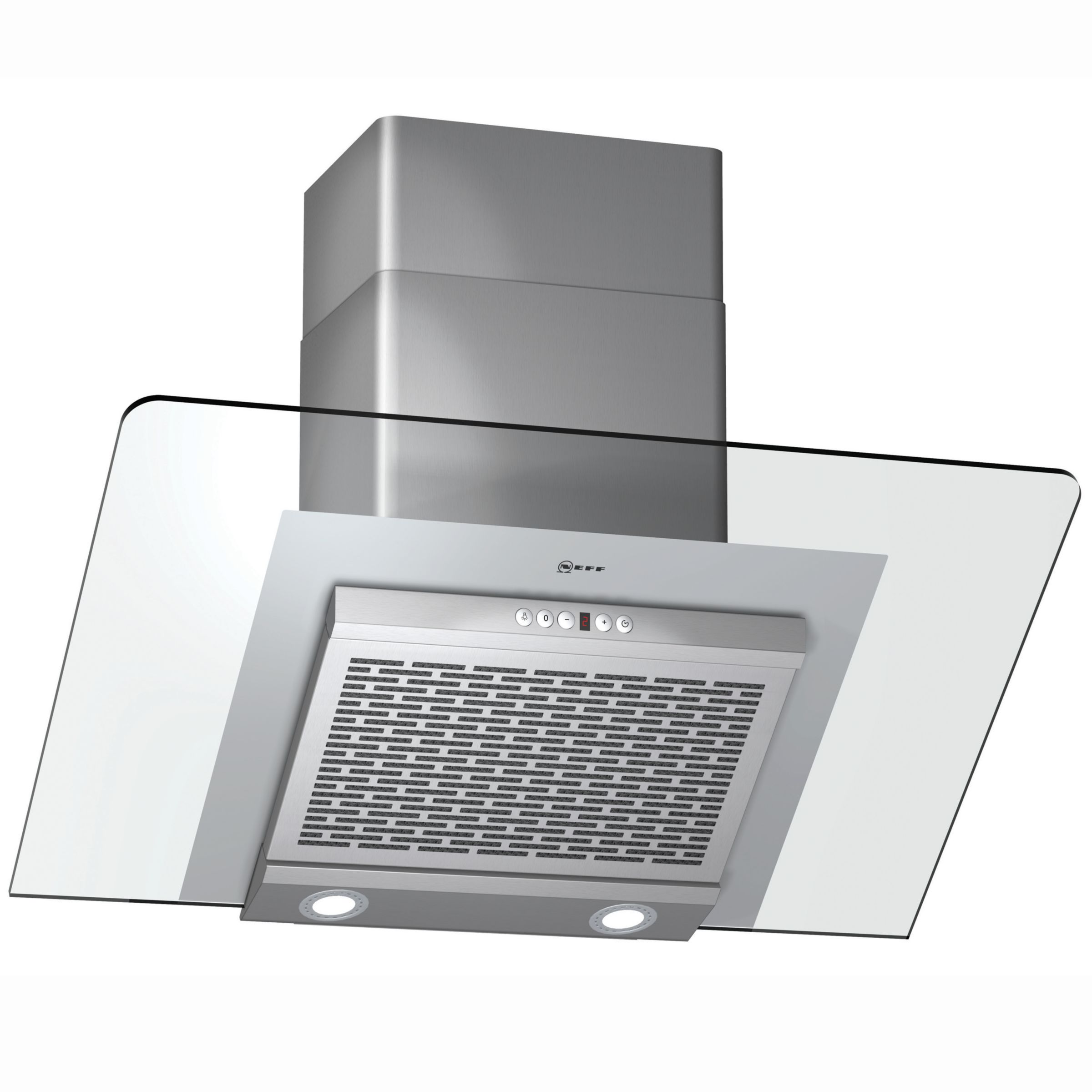 Neff D99W45N0GB Chimney Hood, Stainless Steel at John Lewis