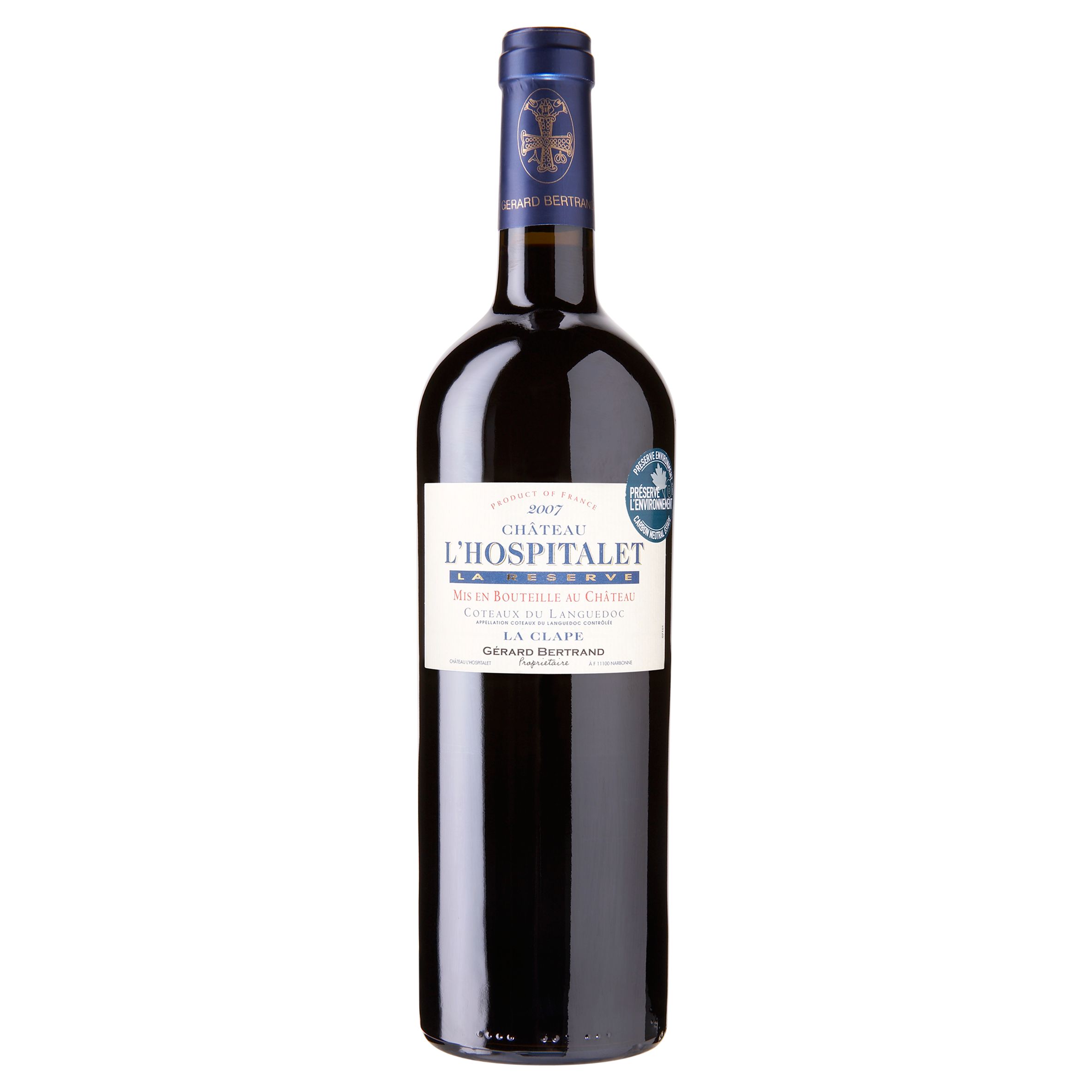 Château L'Hospitalet La Reserve La Clape 2007 Côtes du Languedoc, South of France
