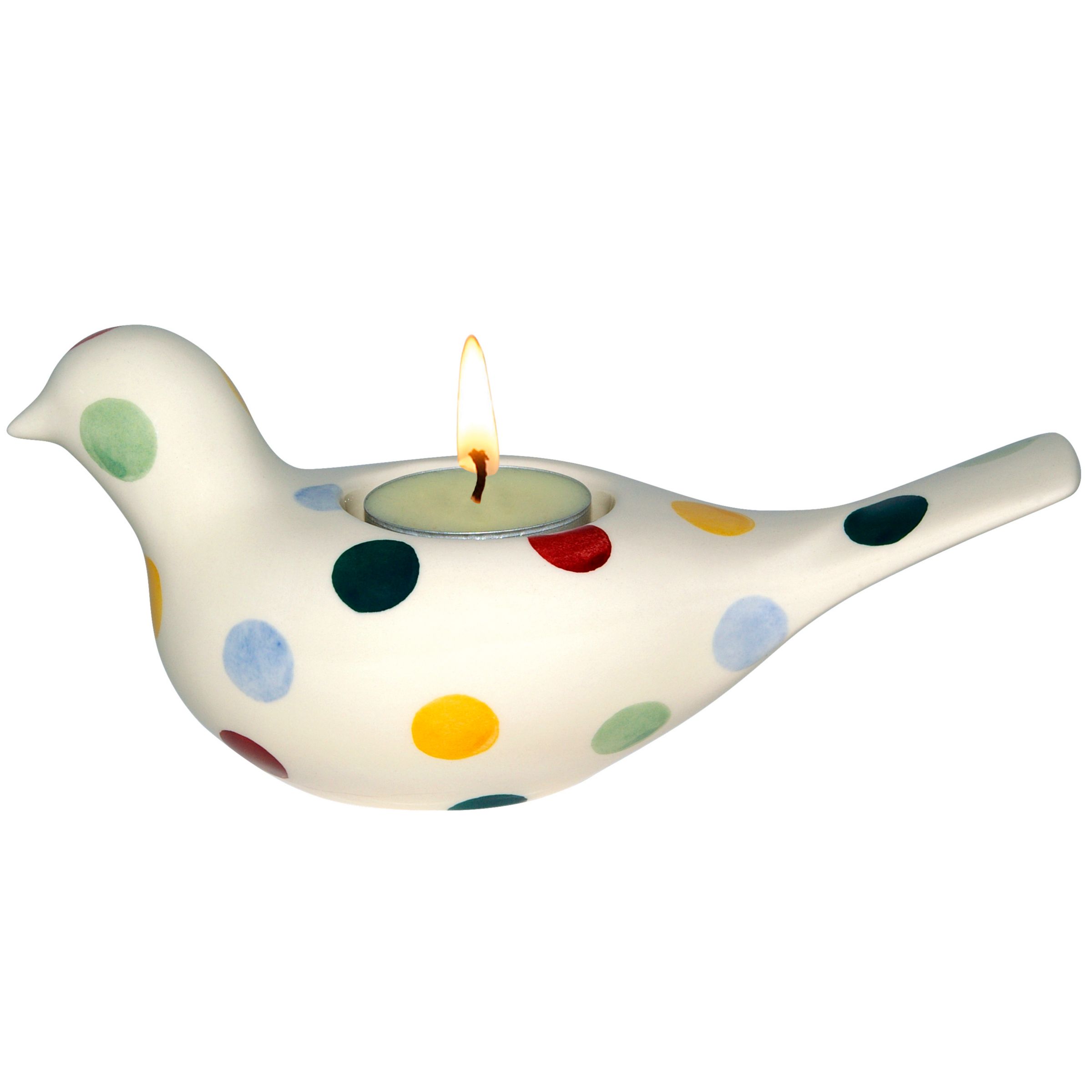 Emma Bridgewater Polka Dots Dove Tealight Holders