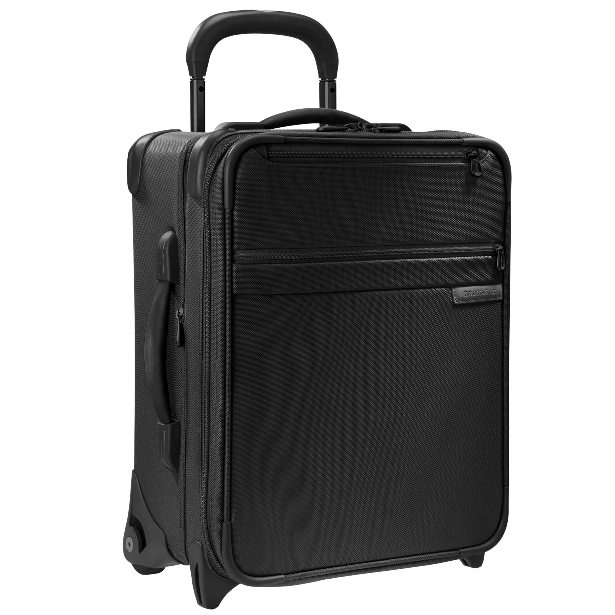 Briggs & Riley 18" Expandable Cabin Trolley Case, Black at John Lewis