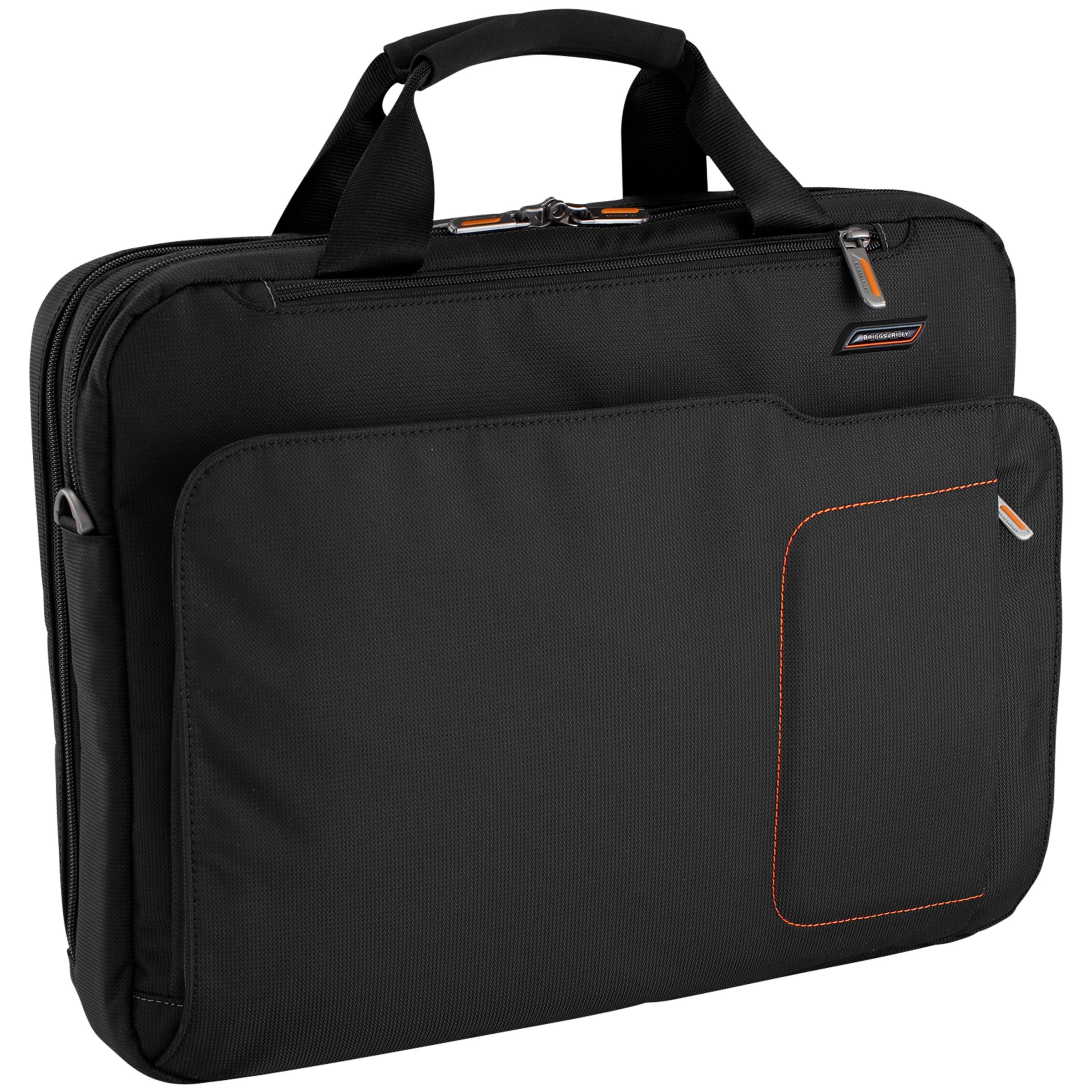 Briggs & Riley Move Laptop Business Case, Black at John Lewis