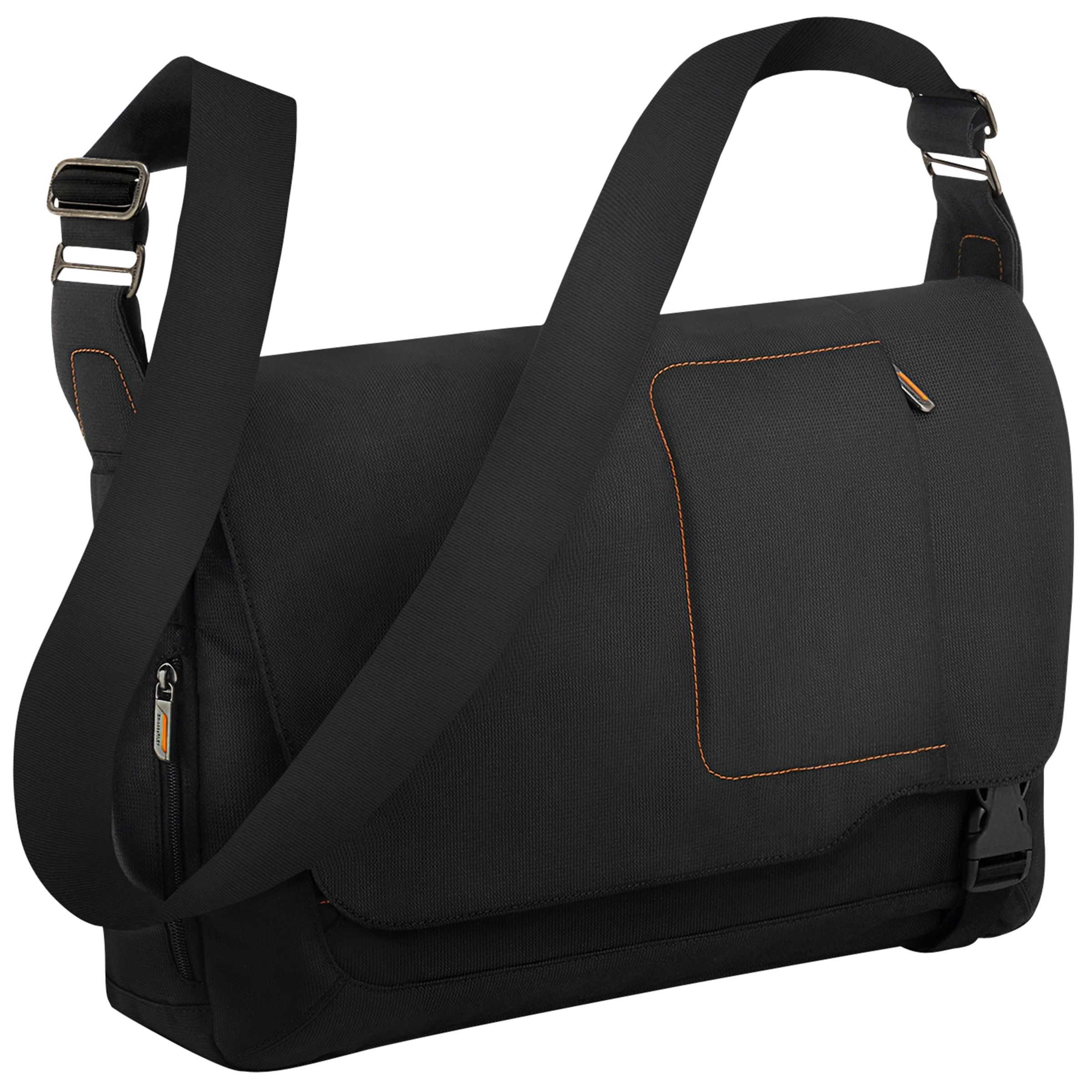 Briggs & Riley Go Messenger Bag, Black at John Lewis