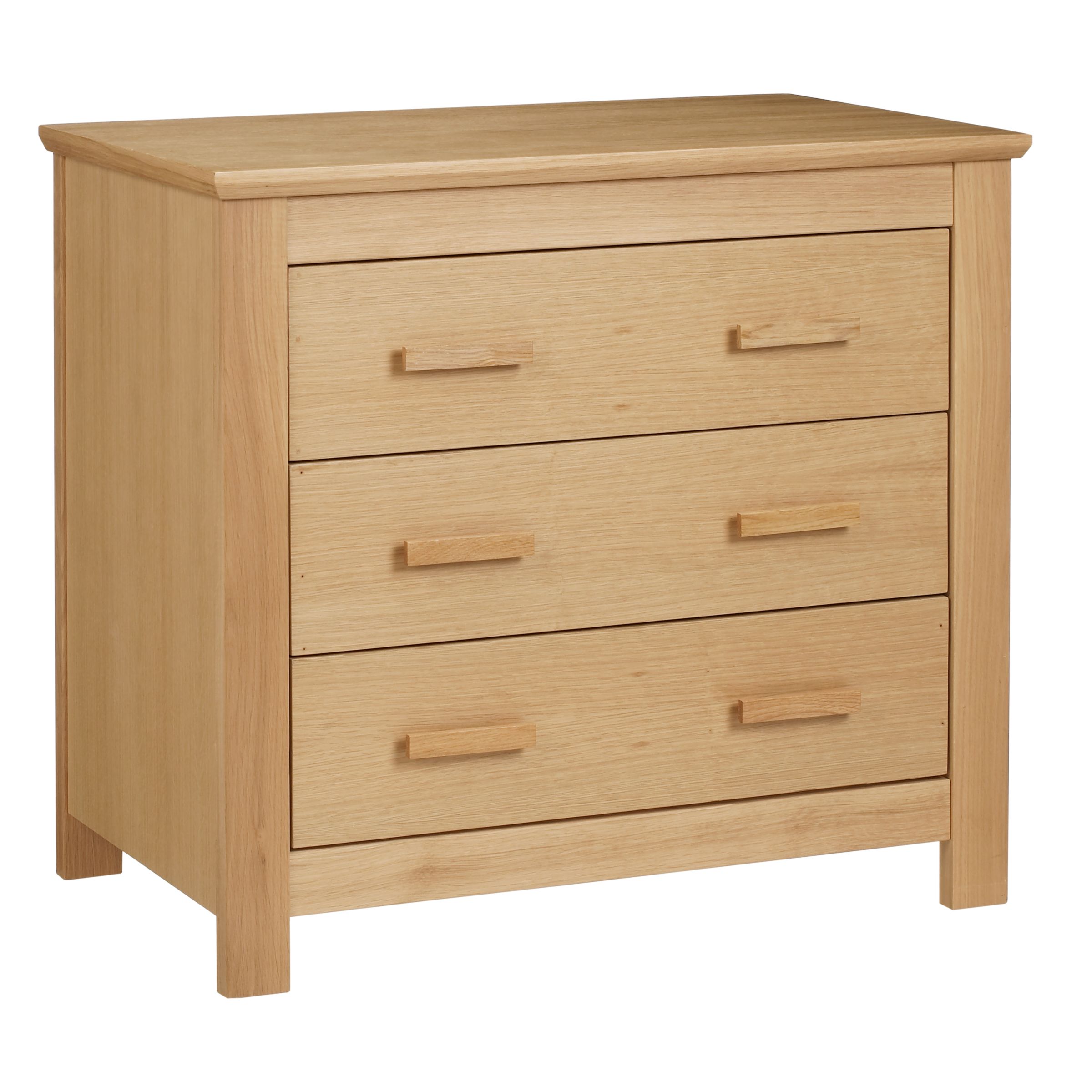 John Lewis Lasko Chest of Drawers, Oak, width 90cm