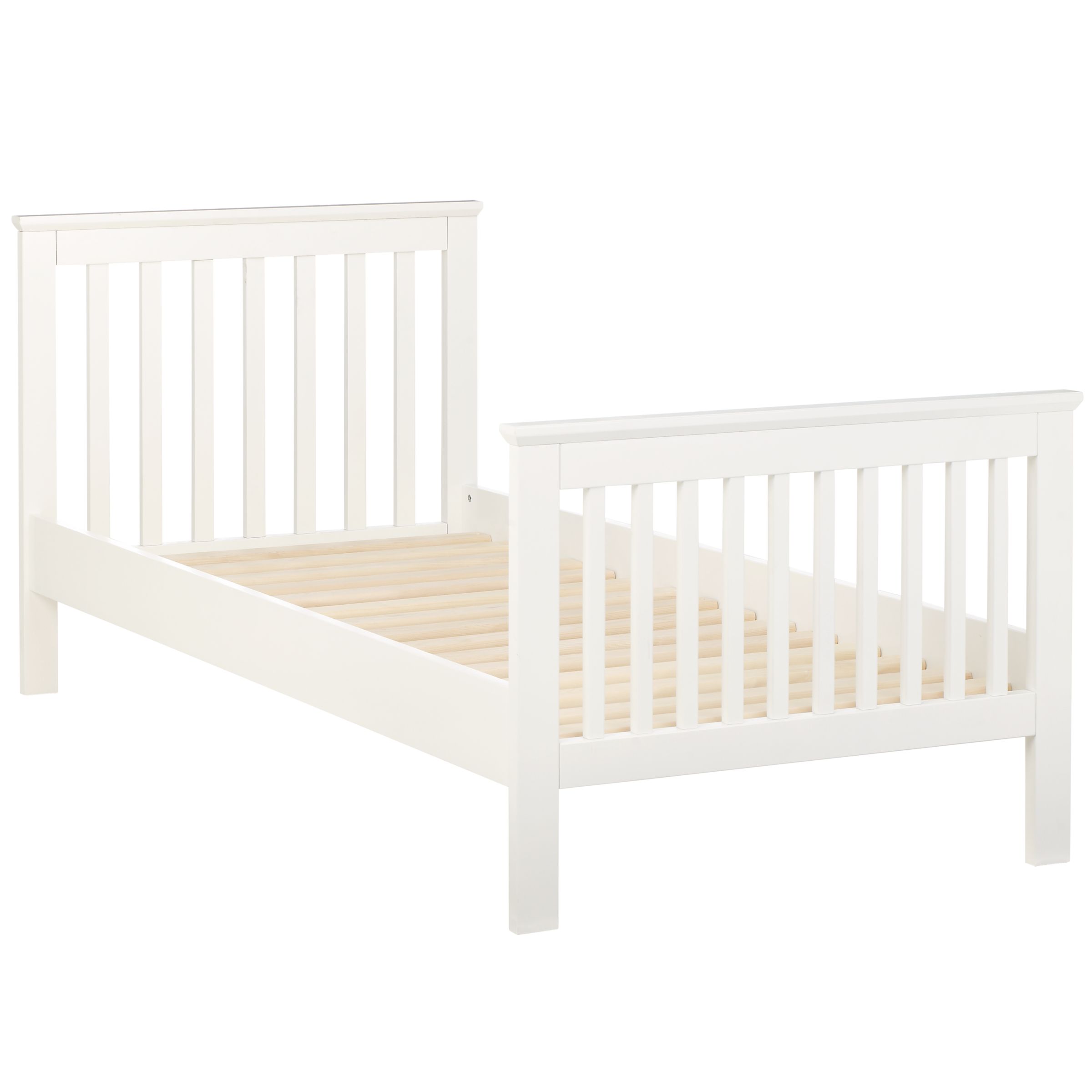 Lasko Single Bedstead, White