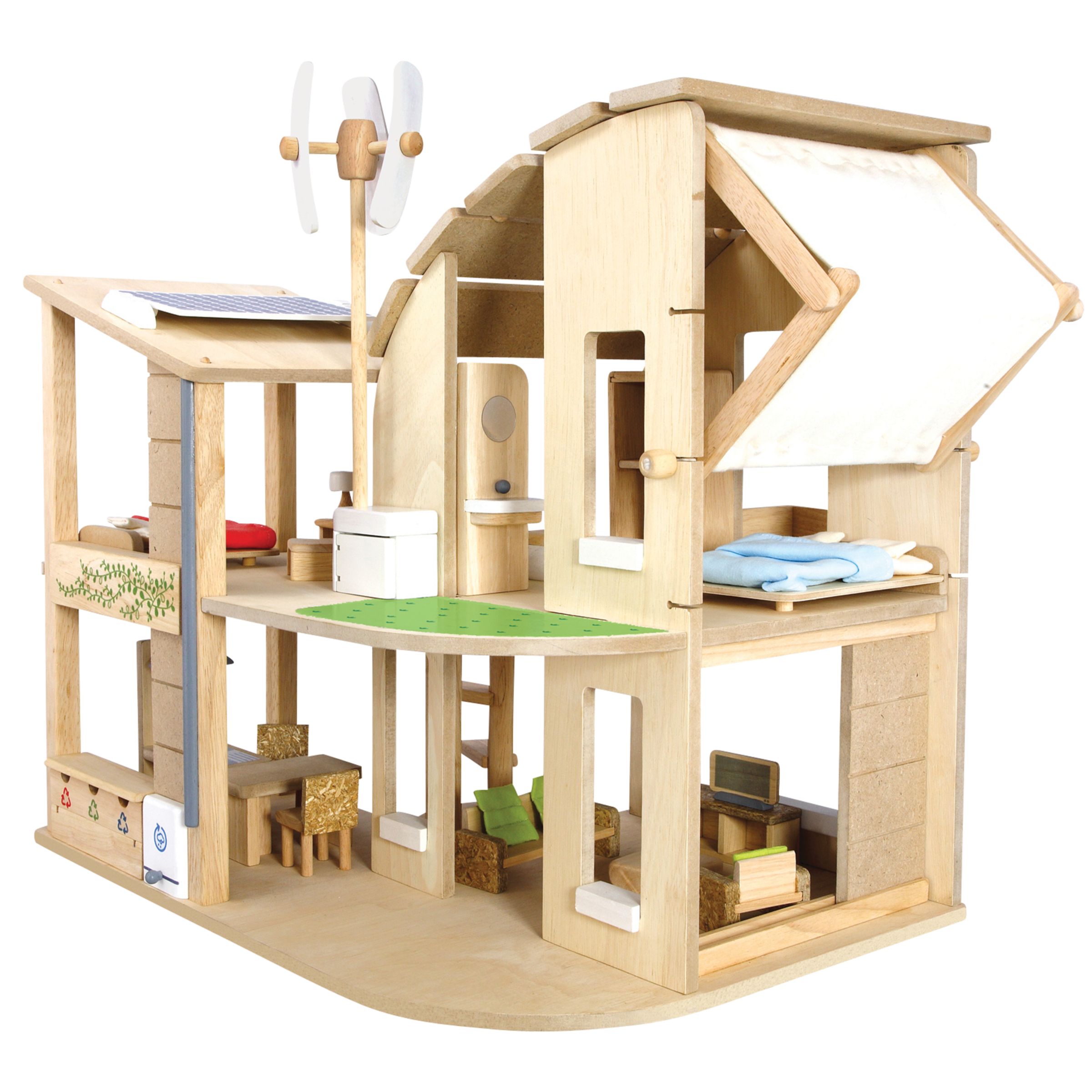 Plan Toys Eco Green Doll's House