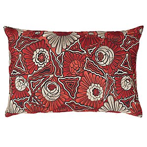 Neisha Crosland Collection Fanfare Cushion, Red