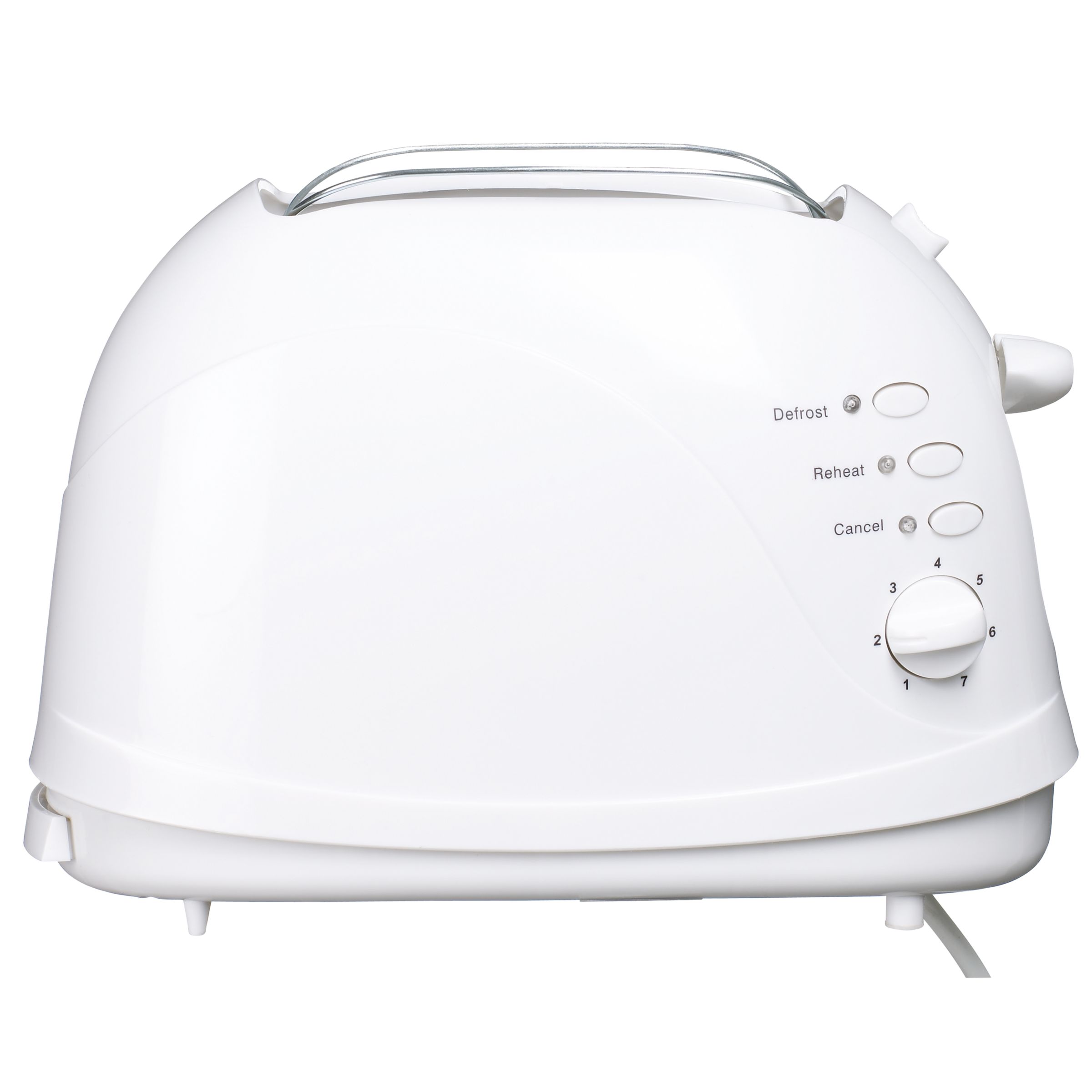 John Lewis Value Toaster, 2-Slice, White