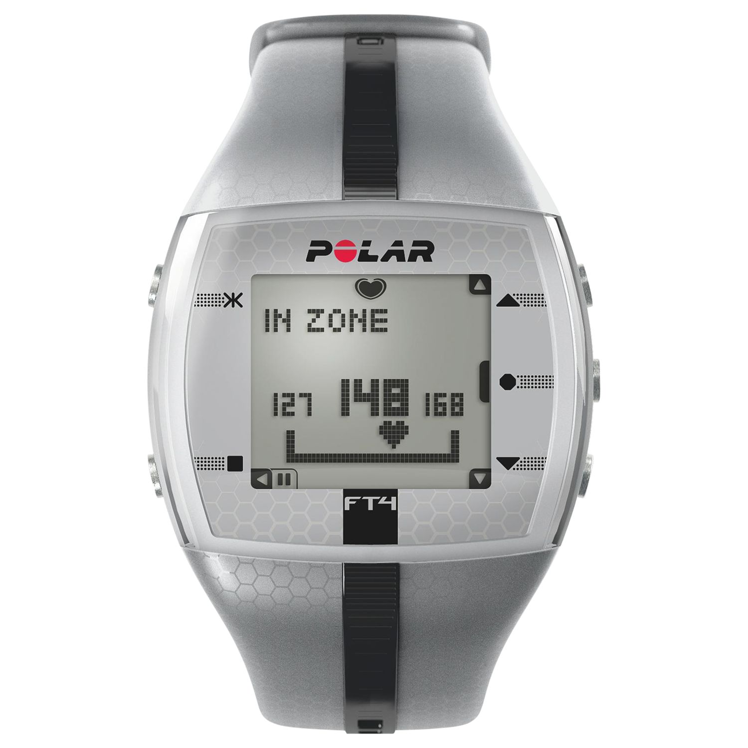 Polar F4 Mens Heart Rate Monitor, Silver