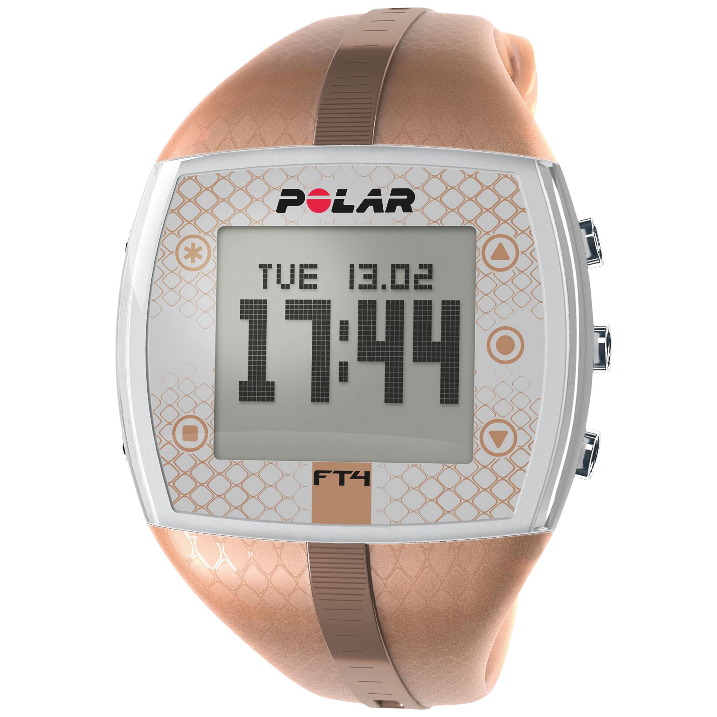 F4 Womens Heart Rate Monitor, Brown