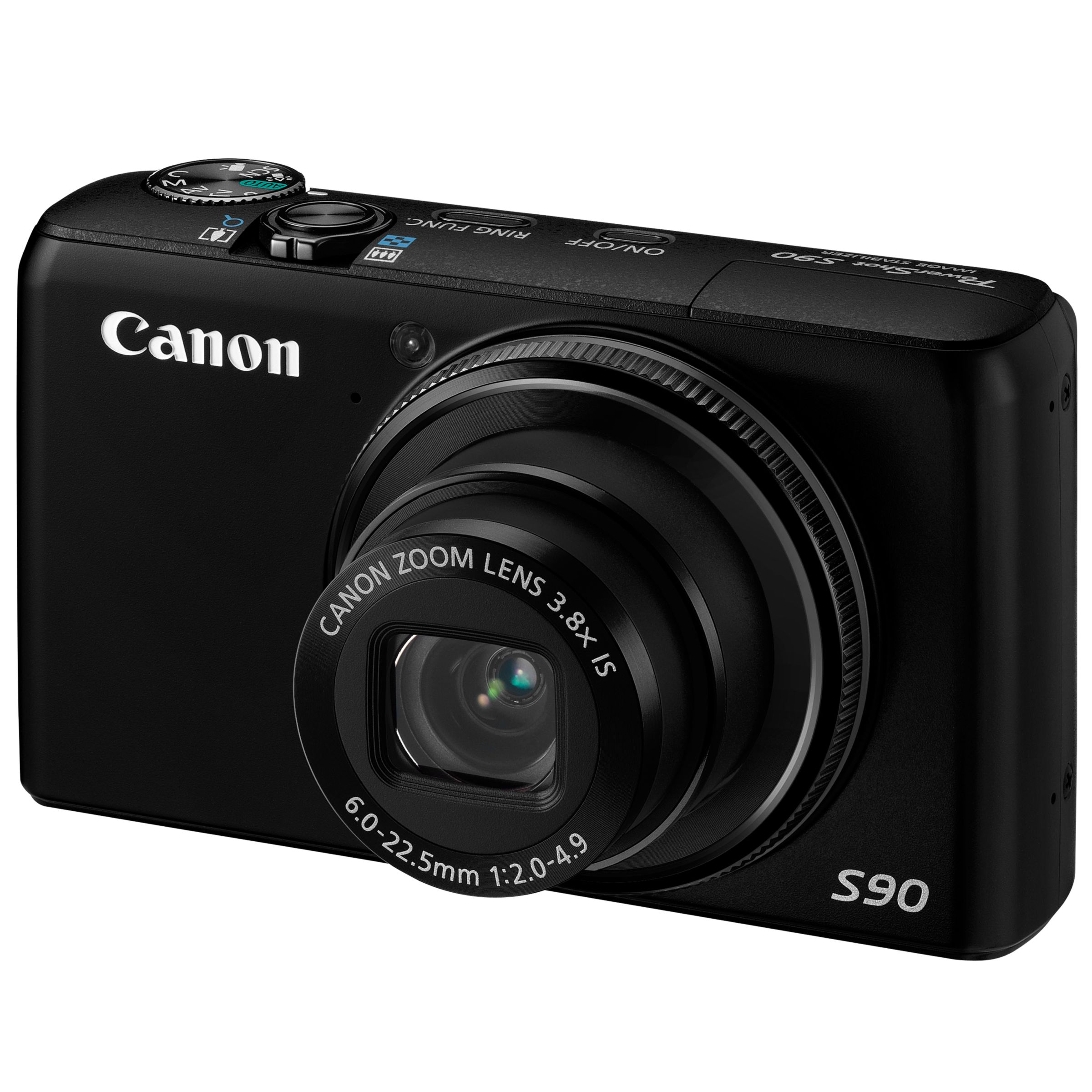 Canon Powershot S90 Digital Camera at John Lewis
