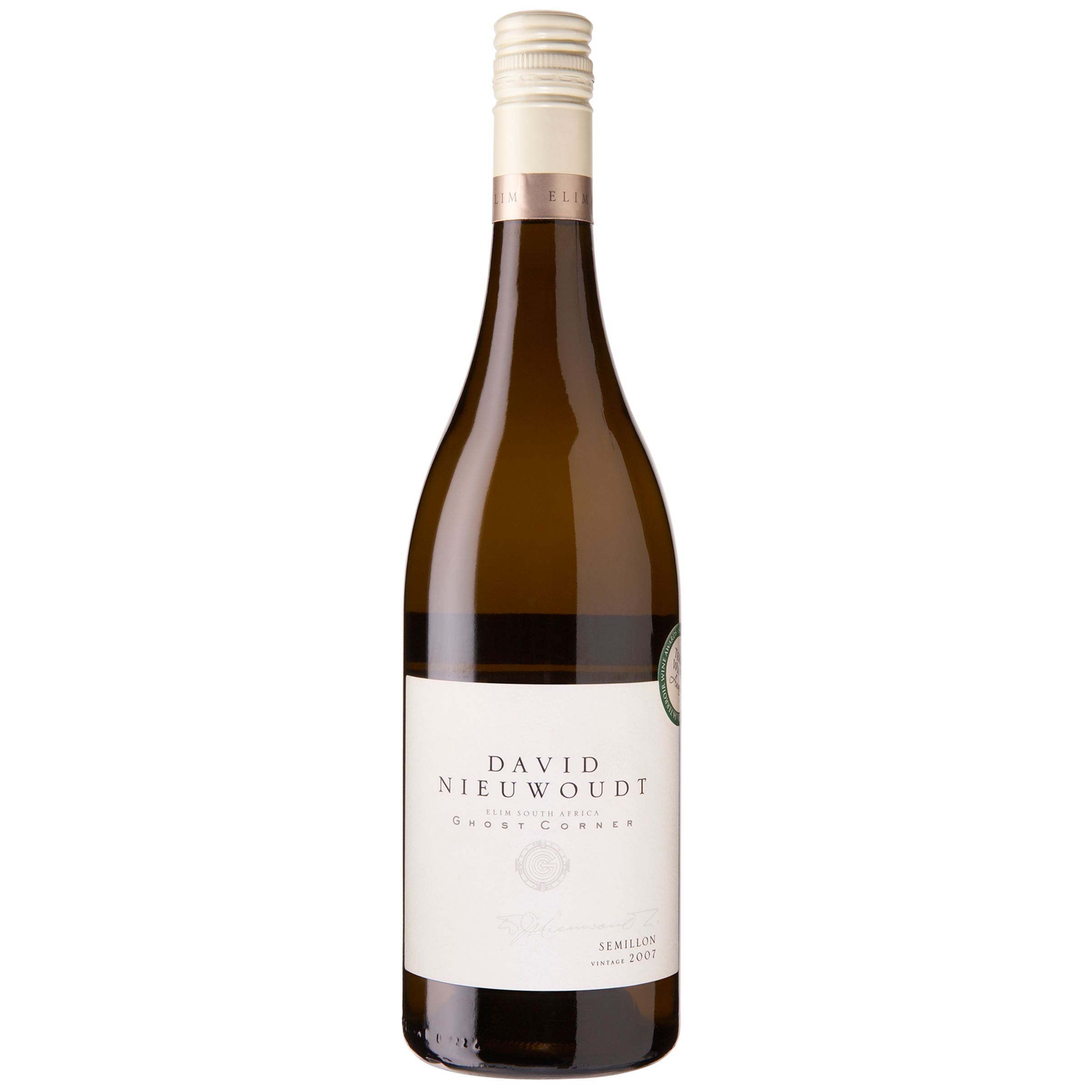 David Nieuwoudt Ghost Corner Semillon 2007 Elim, South Africa at John Lewis