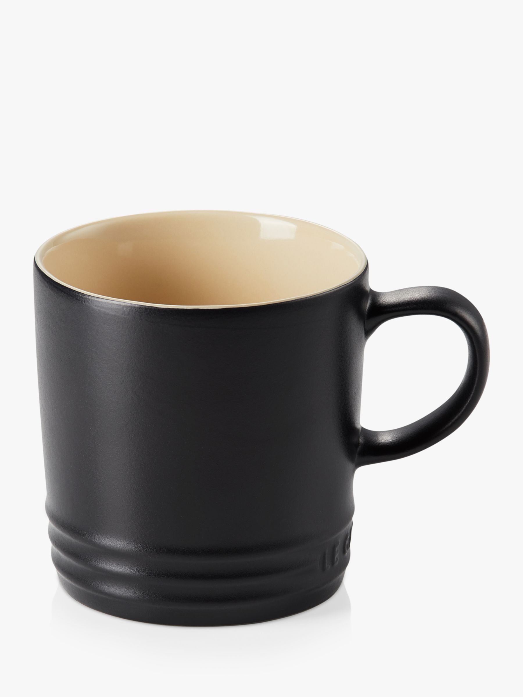 Le Creuset Mug Satin Black Your favourite mug sees you through the good 